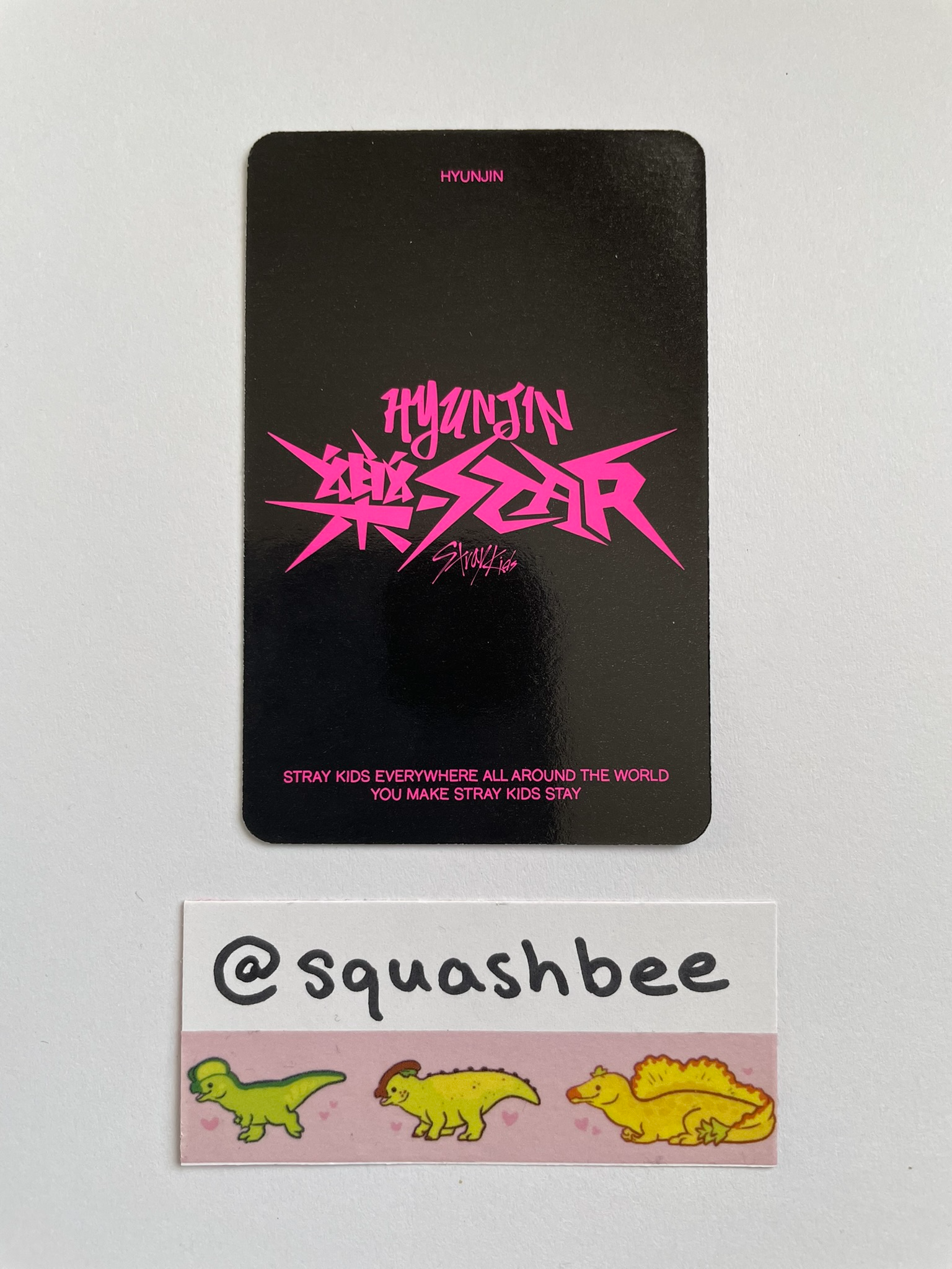 Stray Kids Hyunjin Stray Kids - Hyunjin - Rock-Star Album album photocard postcard version listing photo 2