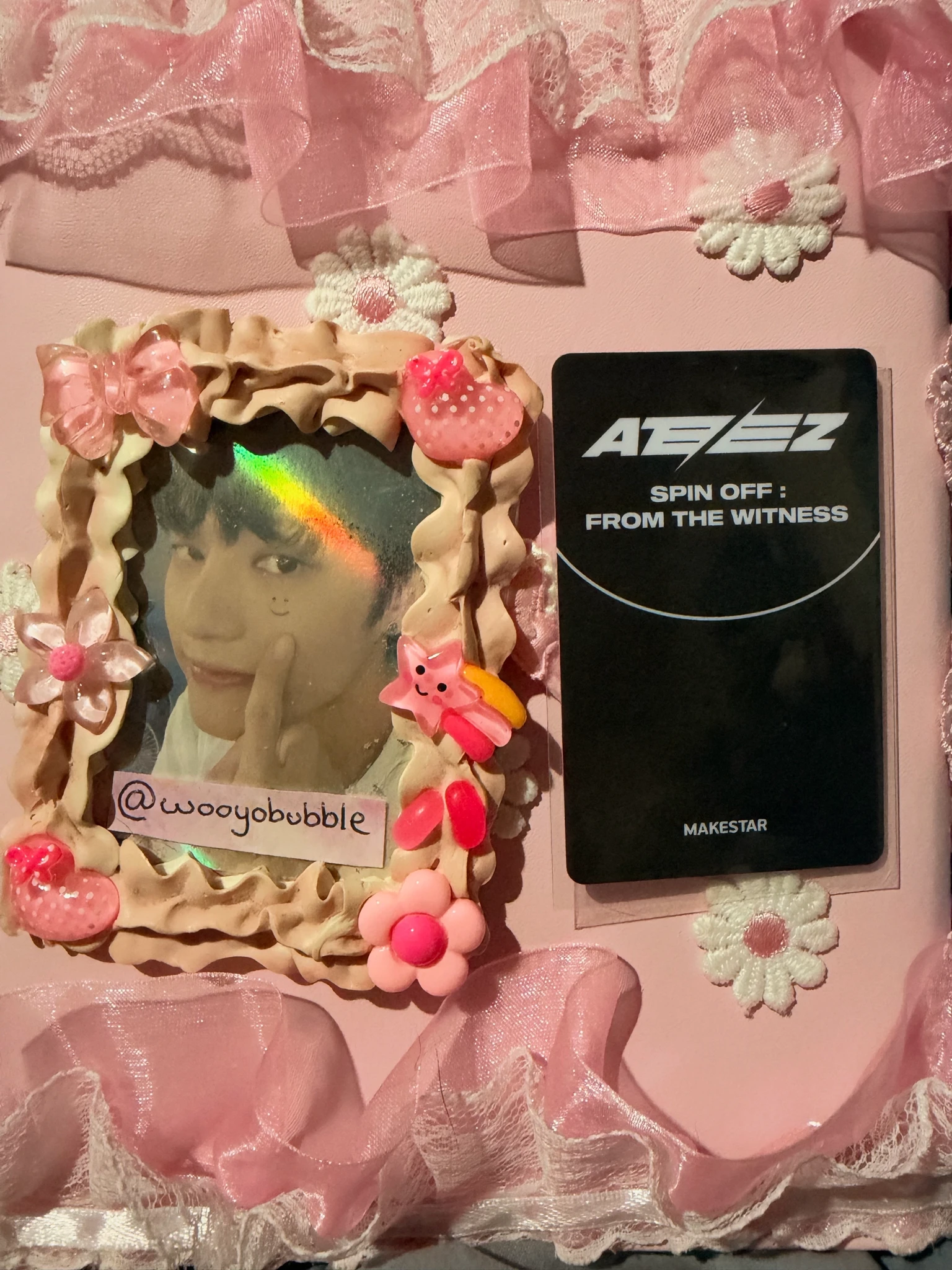 ATEEZ Wooyoung ATEEZ - Wooyoung - SPIN OFF : FROM THE WITNESS Album makestar lucky draw listing photo 2