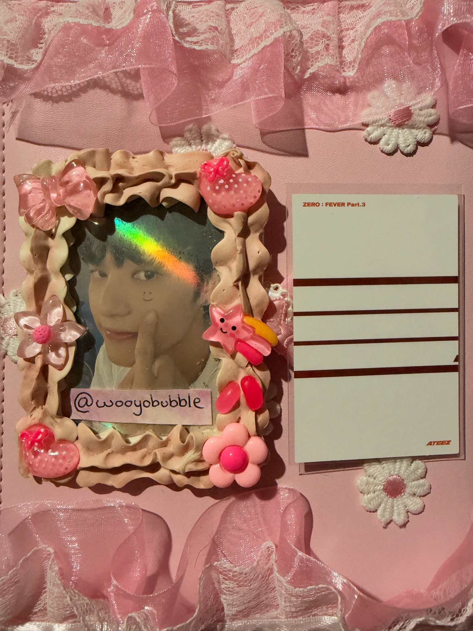 ATEEZ Wooyoung ATEEZ - Wooyoung - ZERO : FEVER Part.3 Album album photocard diary version limited version listing photo 2