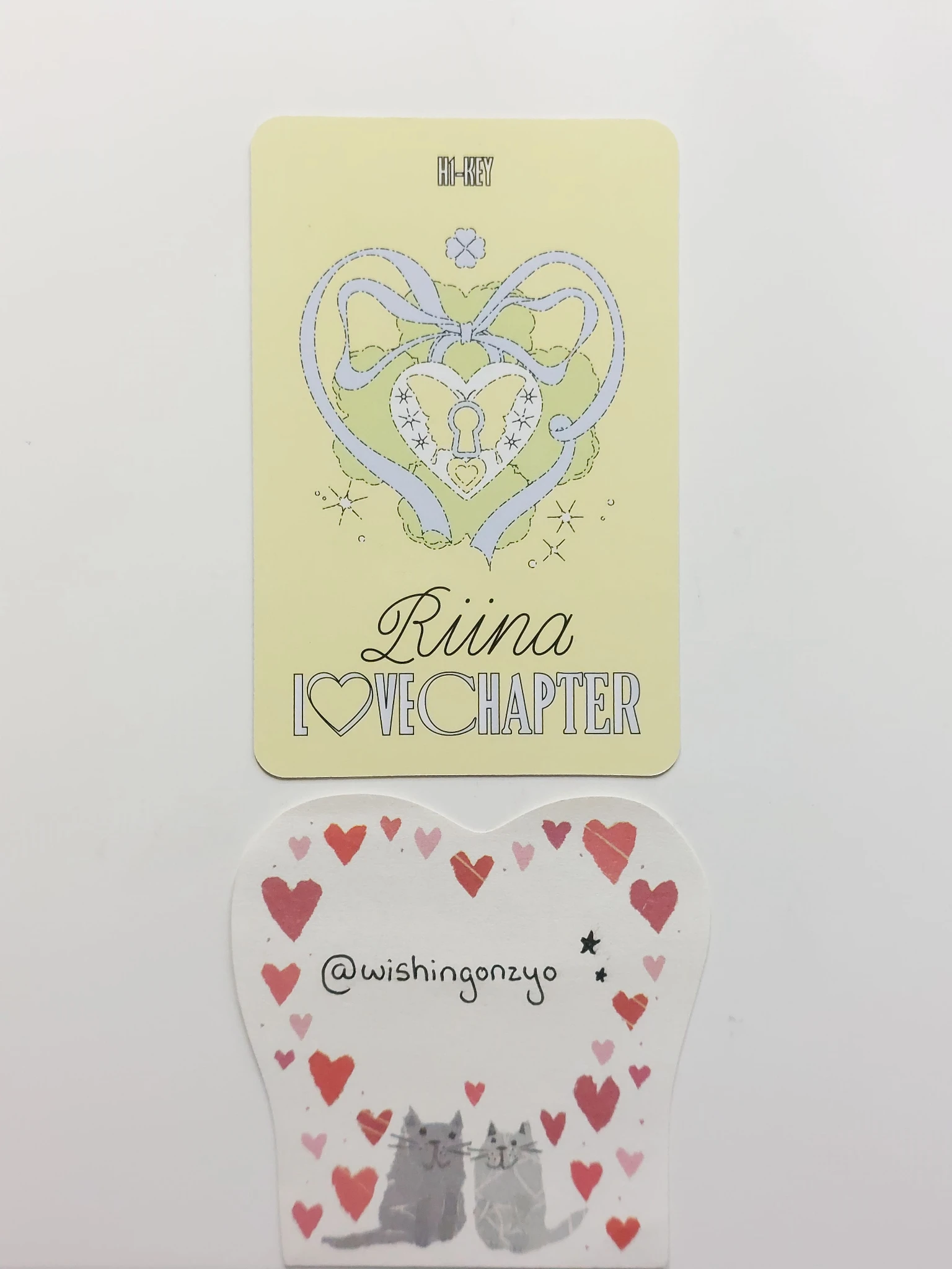 H1-KEY Riina H1-KEY - Riina - Lovechapter Album album photocard listing photo 2