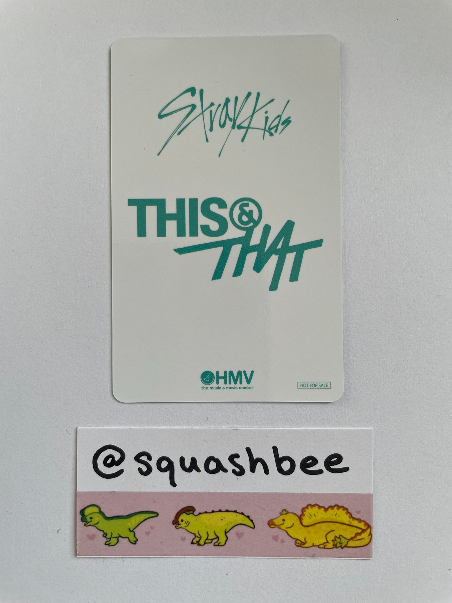 Stray Kids Bang Chan Stray Kids - Bang Chan - This & That Album lucky draw (LD) hmv japan listing photo 2