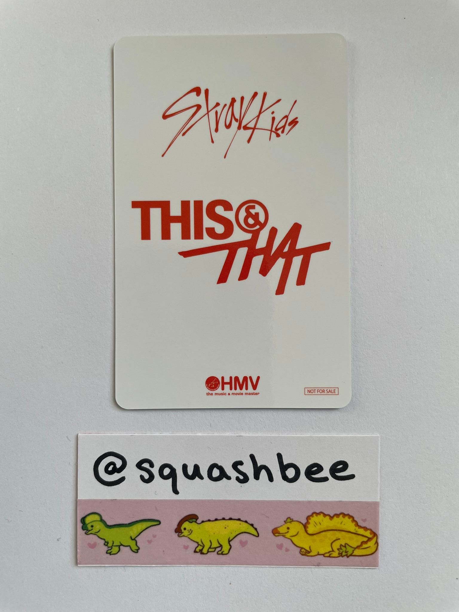 Stray Kids HAN Stray Kids - HAN - THIS & THAT Album hmv japan pob (pre-order benefit) listing photo 2