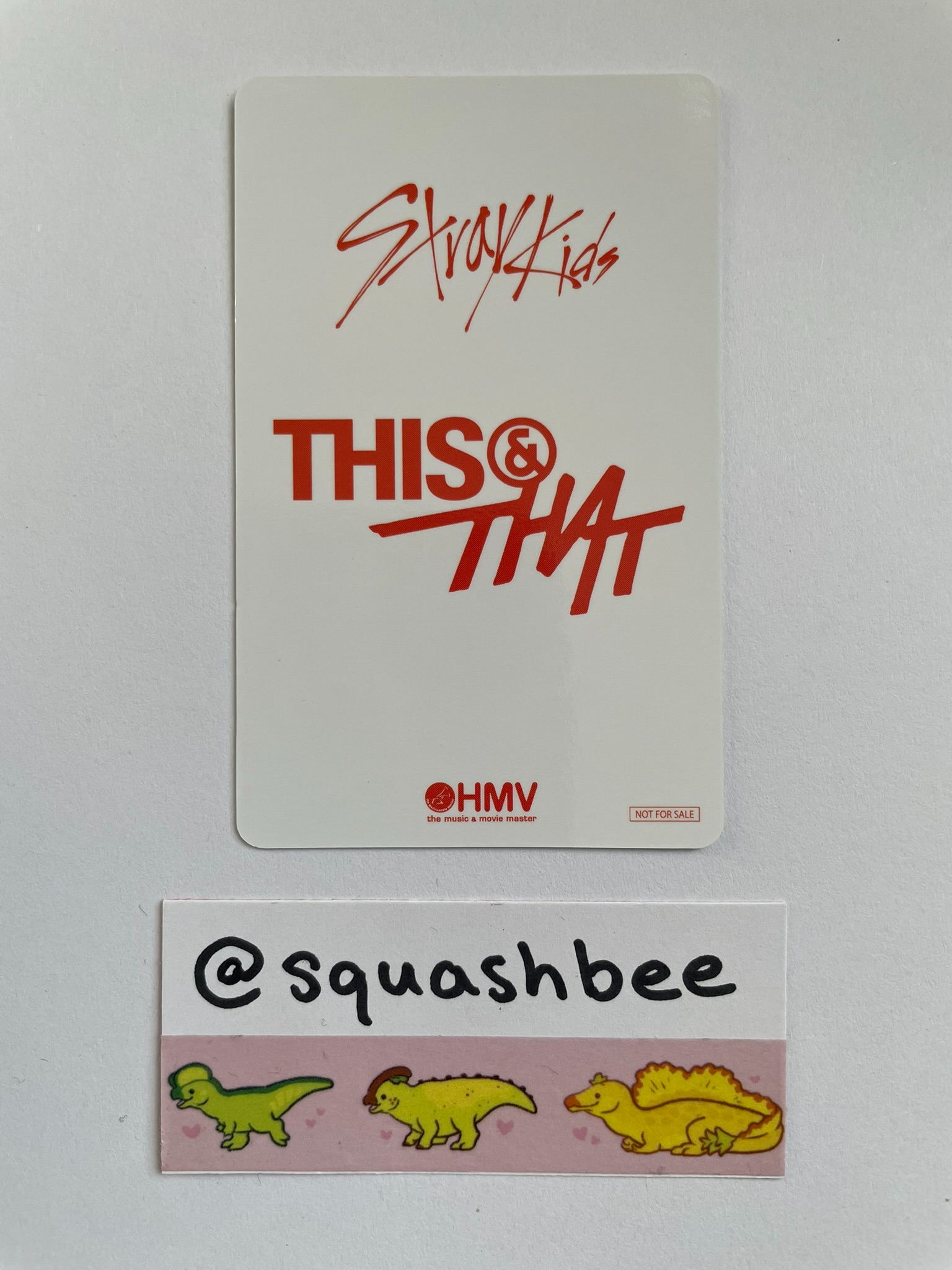 Stray Kids I.N Stray Kids - I.N - THIS & THAT Album hmv japan lucky draw (LD) B version listing photo 2