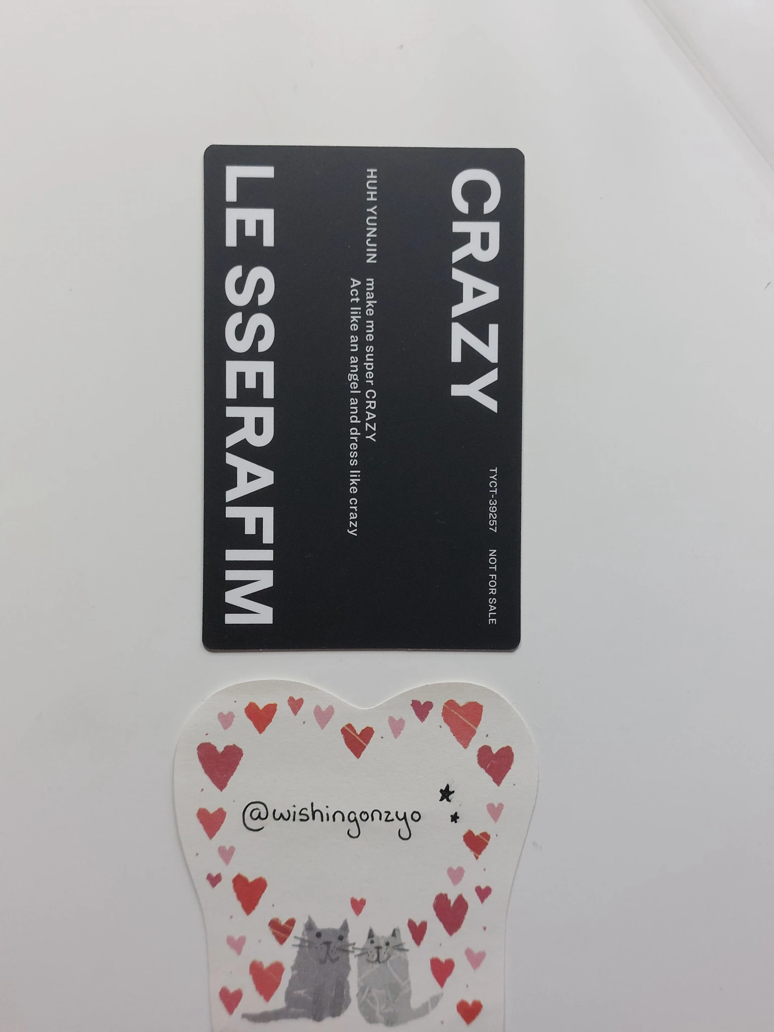 LE SSERAFIM Huh Yunjin LE SSERAFIM - Huh Yunjin - CRAZY (Japanese Ver.) Album solo jacket version version 2 listing photo 2