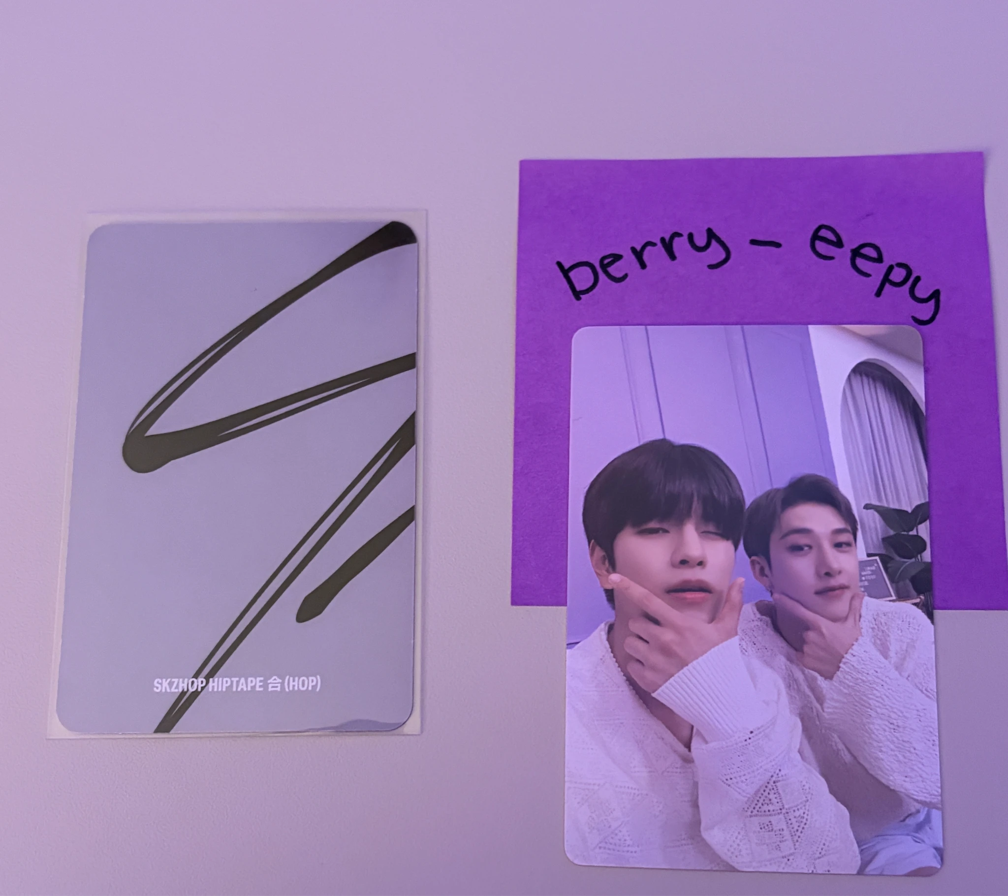 Stray Kids Bang Chan Stray Kids - Bang Chan - HOP Album album photocard Accordion Version listing photo 2