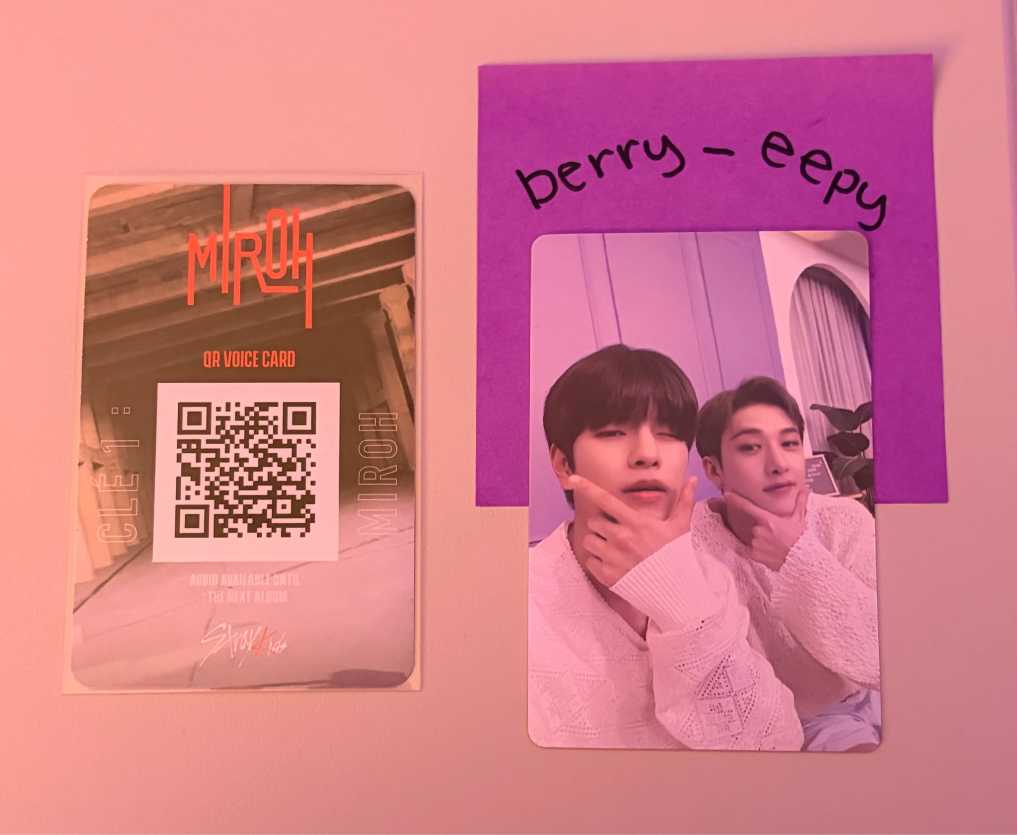 Stray Kids Bang Chan Stray Kids - Bang Chan - Clé 1: Miroh Album Logo Ver. album photocard listing photo 2