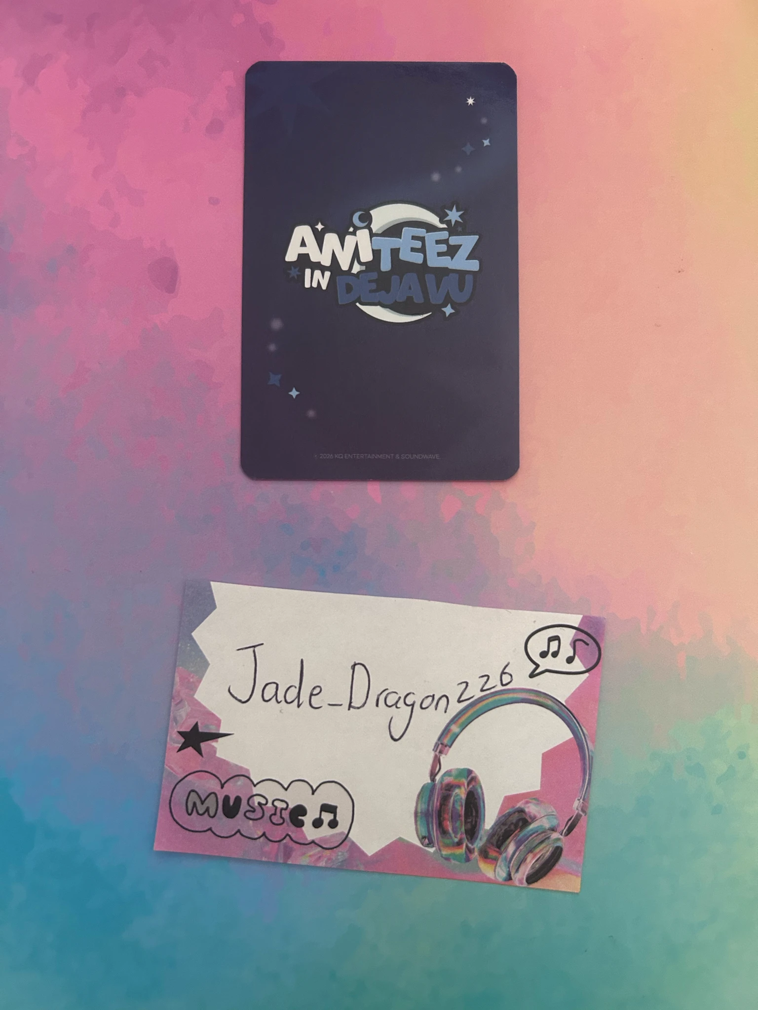 ATEEZ Wooyoung ATEEZ - Wooyoung - ANITEEZ IN DEJA VU Other trading card merch photocard random pack listing photo 2