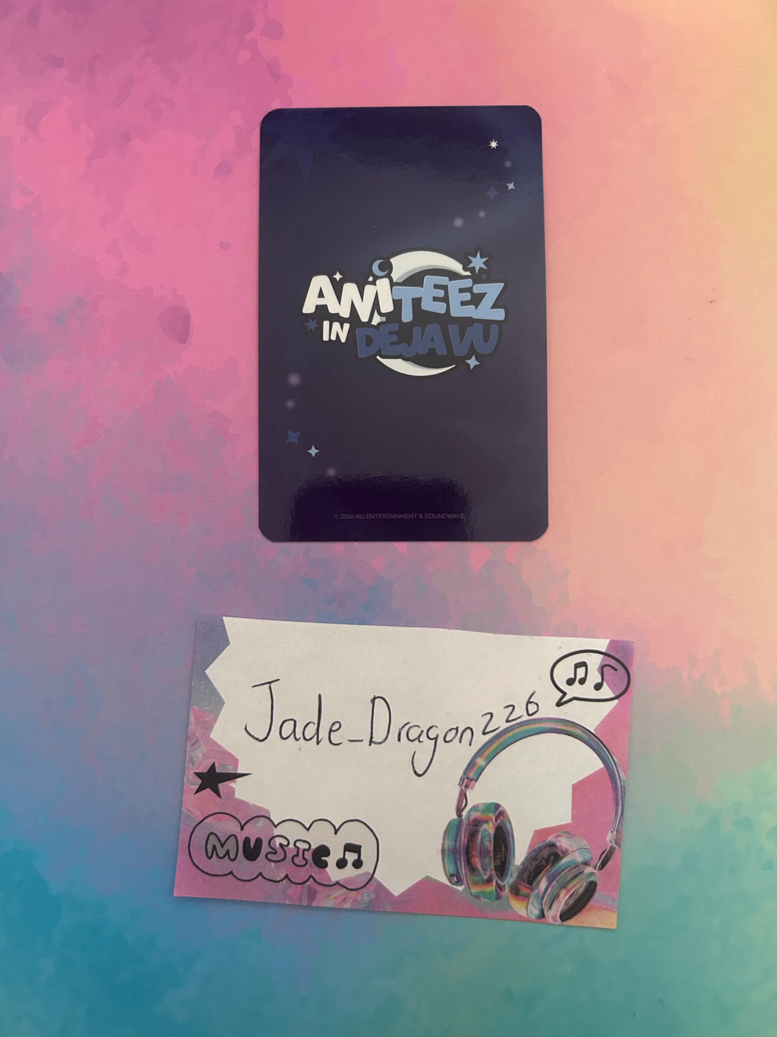 ATEEZ Hongjoong ATEEZ - Hongjoong - ANITEEZ IN DEJA VU Other trading card merch photocard random pack listing photo 2
