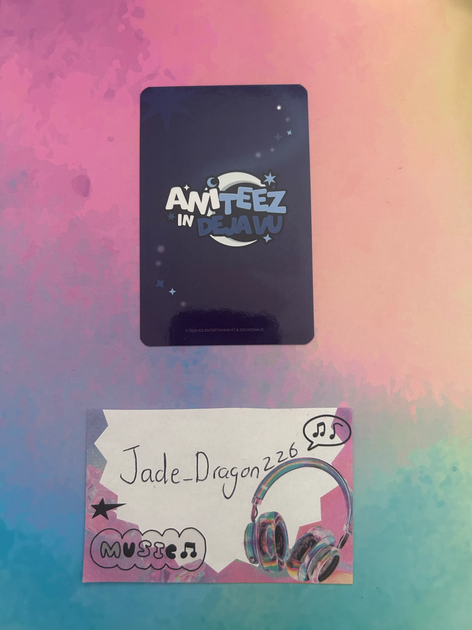 ATEEZ Hongjoong ATEEZ - Hongjoong - ANITEEZ IN DEJA VU Other trading card merch photocard random pack listing photo 2