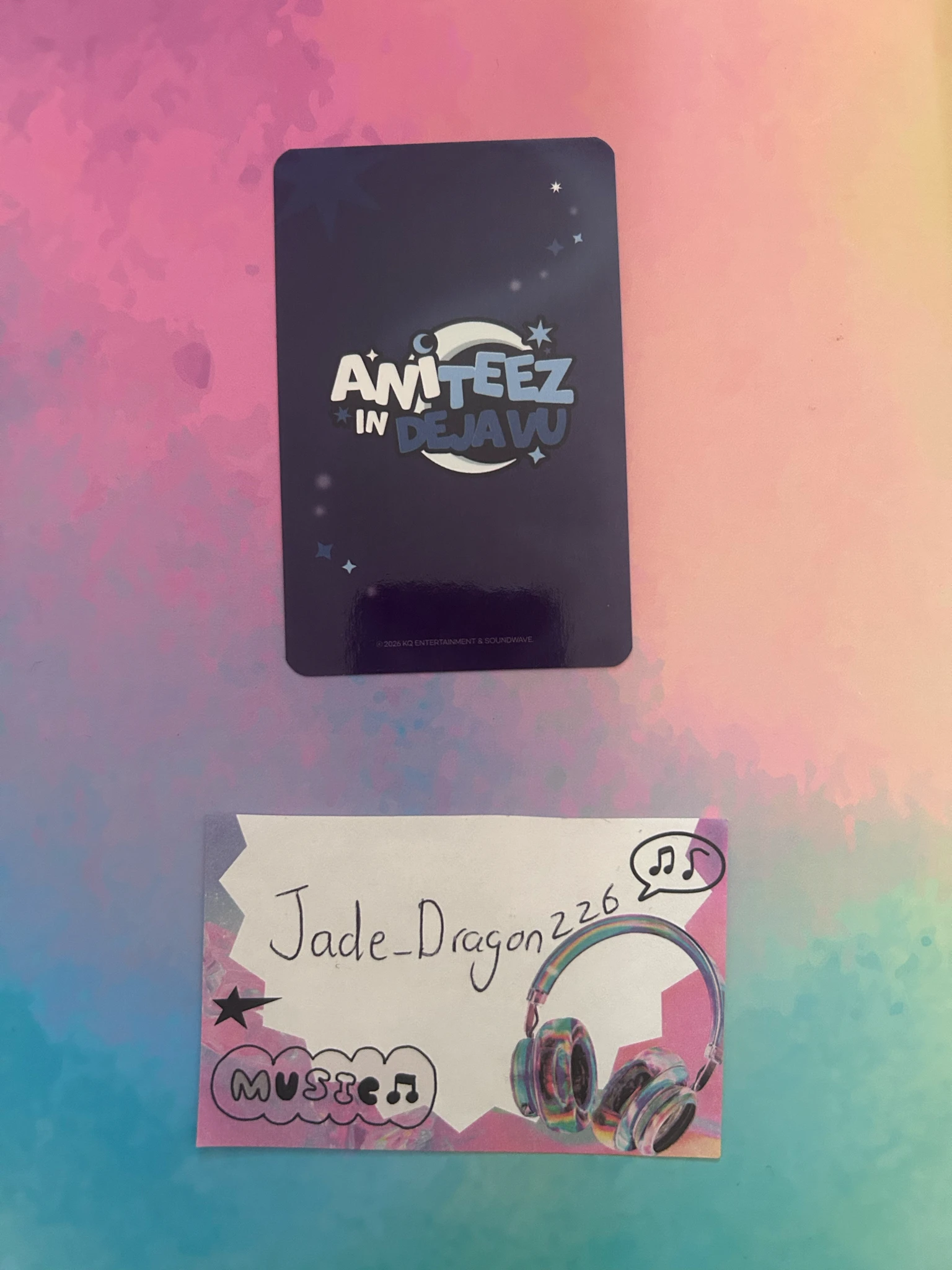 ATEEZ ATEEZ - Mingi & San - ANITEEZ IN DEJA VU Other pop-up trading card version 1 listing photo 2