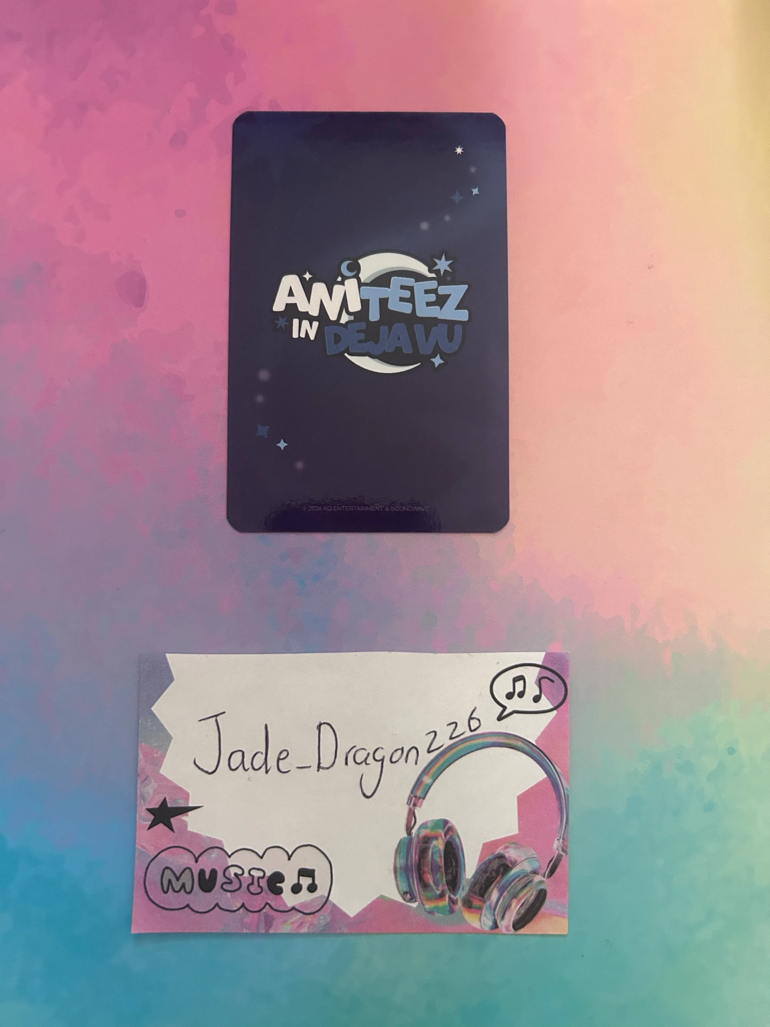 ATEEZ Mingi ATEEZ - Mingi - ANITEEZ IN DEJA VU Other pop-up trading card version 4 listing photo 2