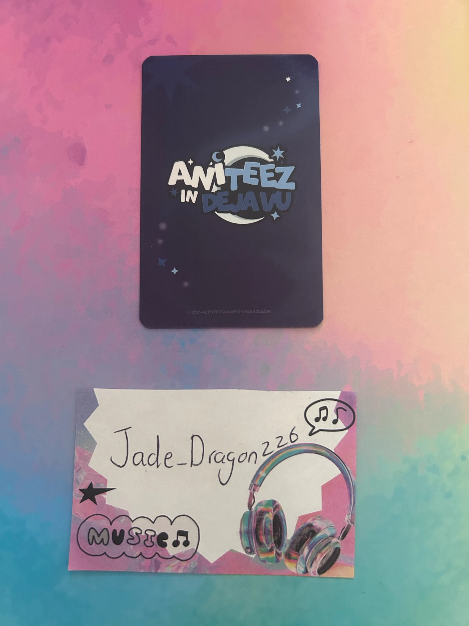 ATEEZ Mingi ATEEZ - Mingi - ANITEEZ IN DEJA VU Other trading card merch photocard random pack listing photo 2