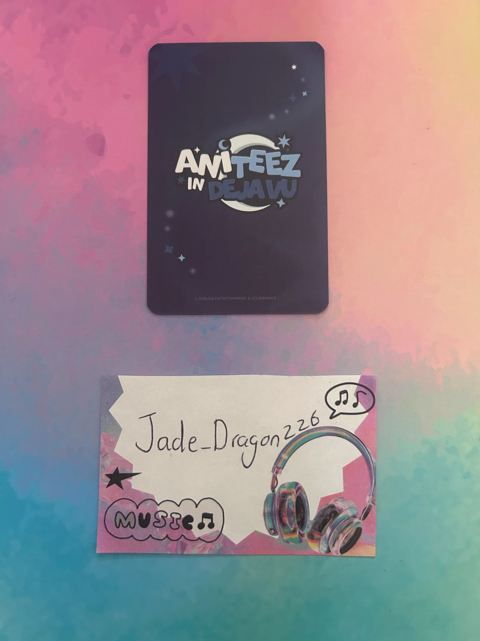 ATEEZ Mingi ATEEZ - Mingi - ANITEEZ IN DEJA VU Other trading card merch photocard random pack listing photo 2