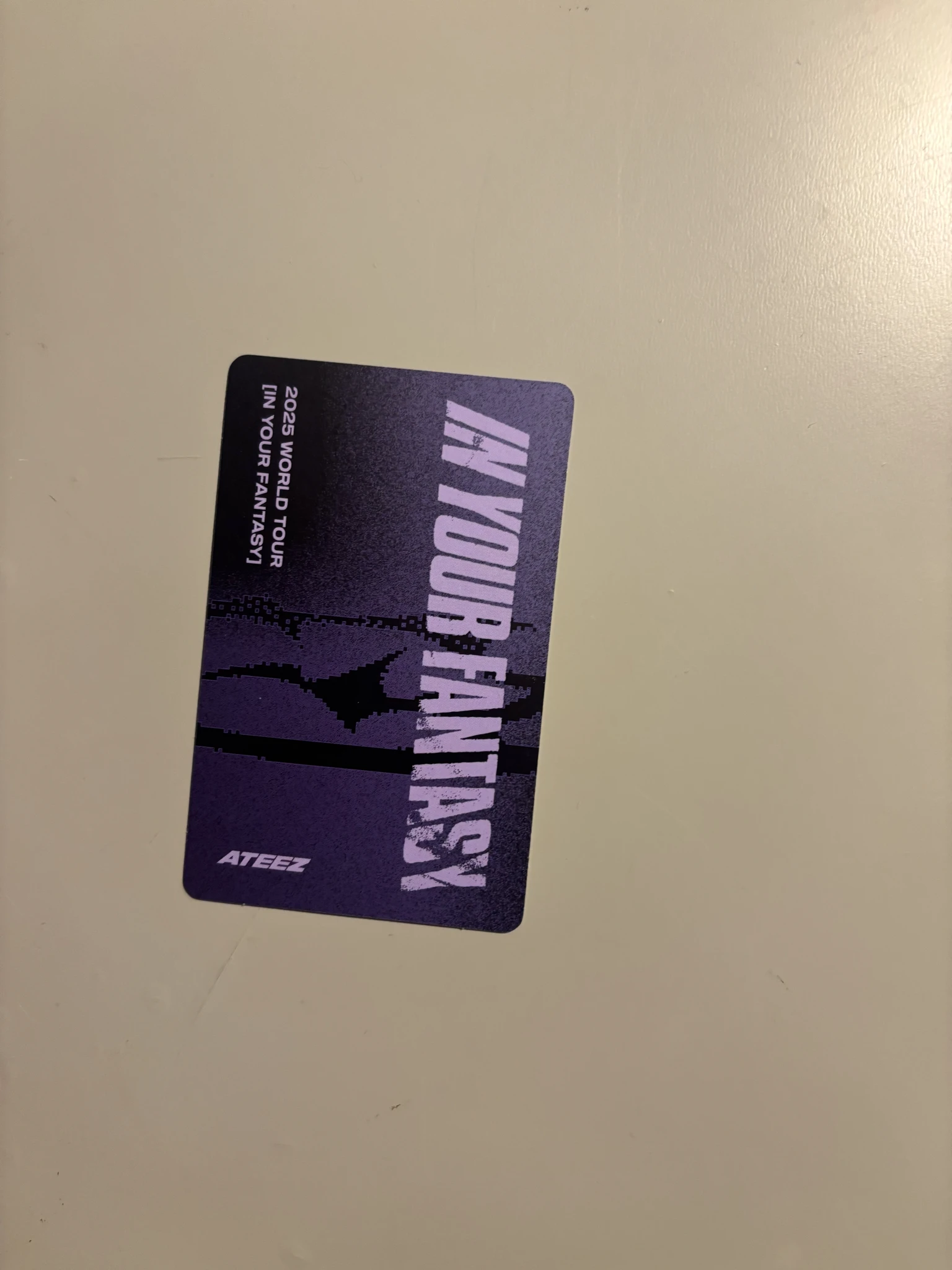 ATEEZ Mingi ATEEZ - Mingi - In Your Fantasy 2025 World Tour Event trading card version 2 listing photo 2