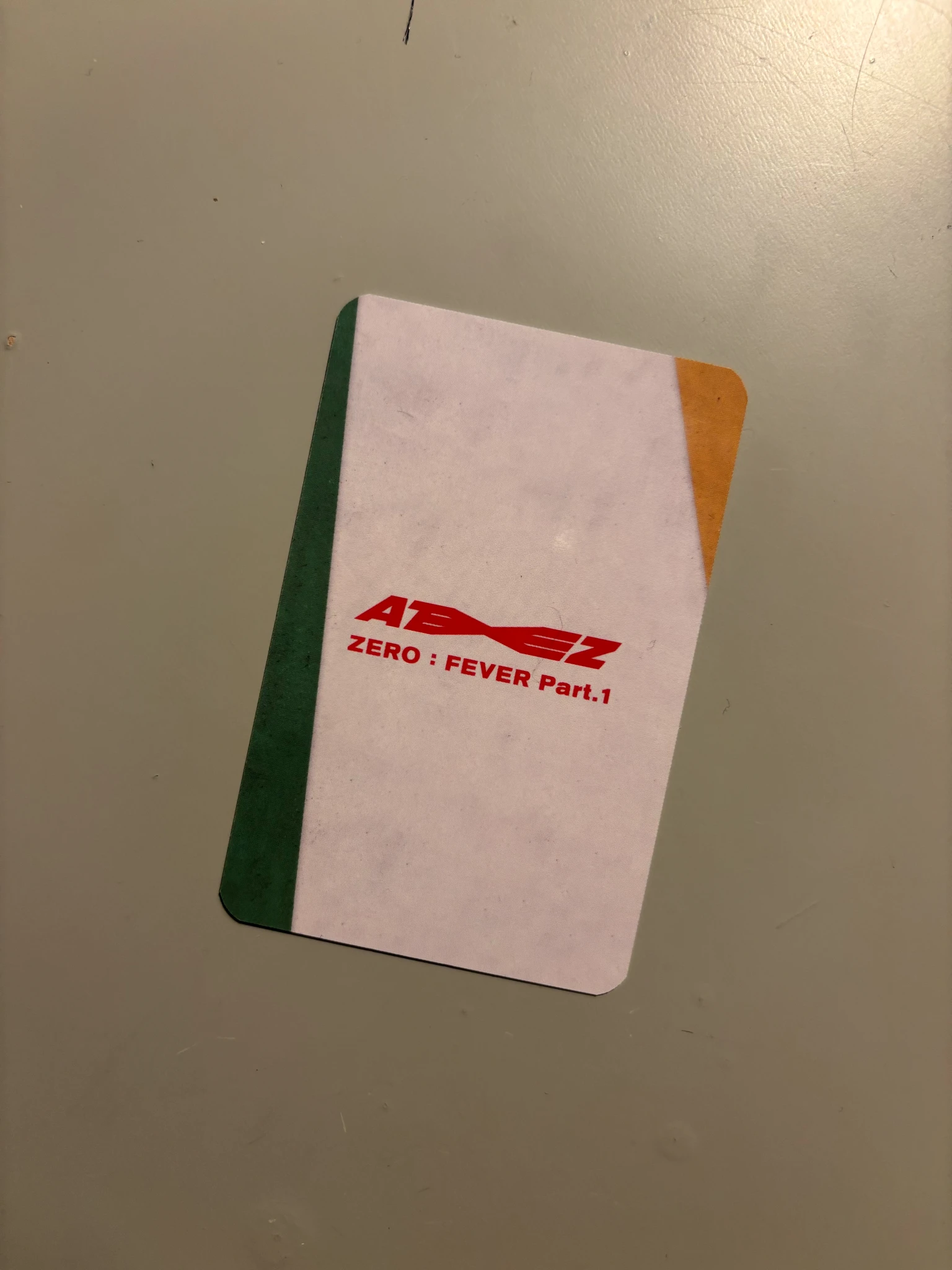 ATEEZ Seonghwa ATEEZ - Seonghwa - ZERO : FEVER Part.1 Album apple music pob (pre-order benefit) round 1 listing photo 2