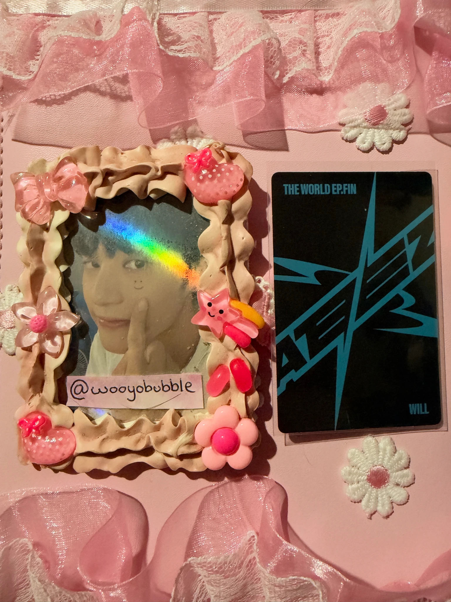 ATEEZ Wooyoung ATEEZ - Wooyoung - THE WORLD EP.2 : OUTLAW Album album photocard Z version A version listing photo 2