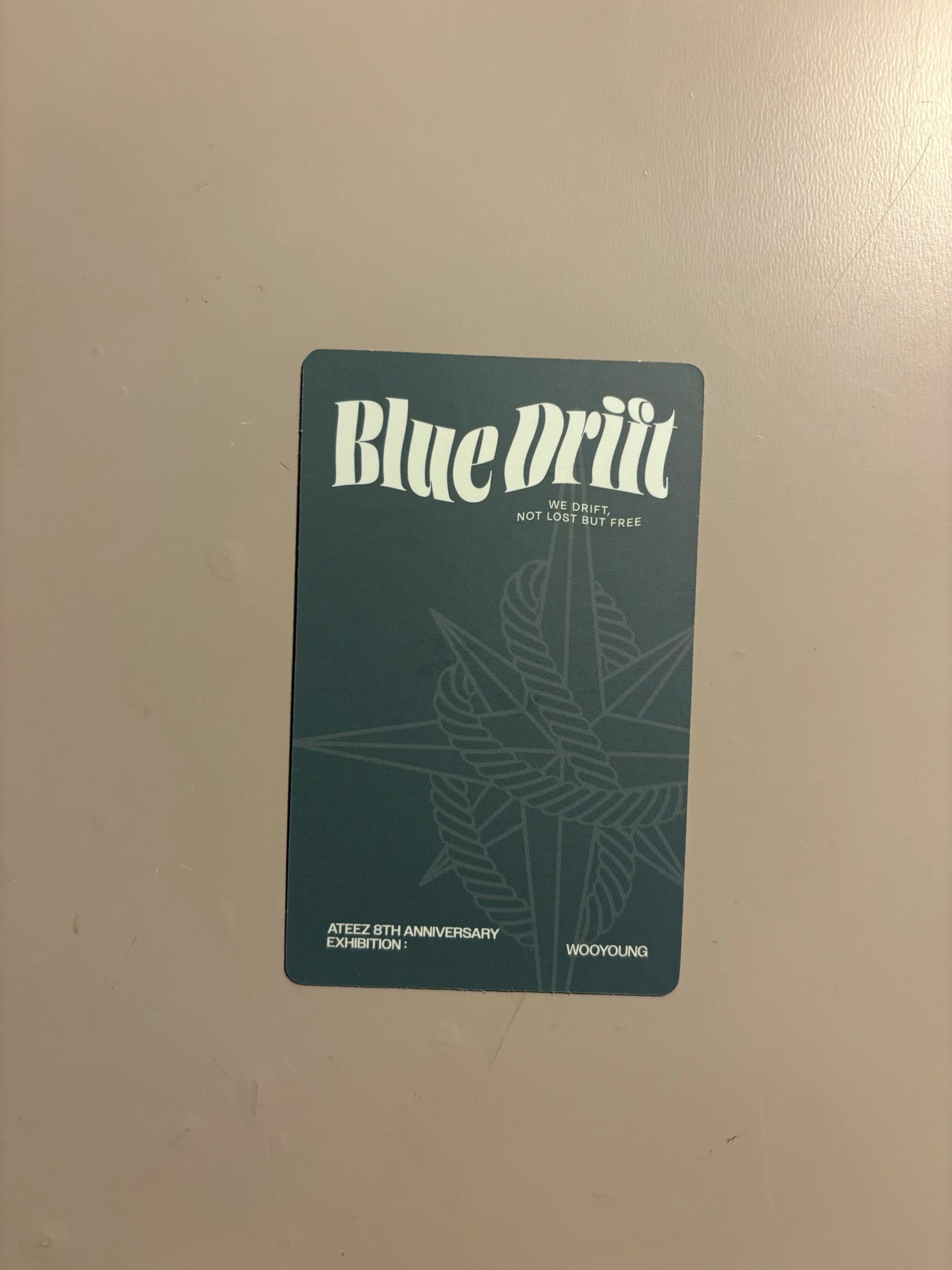ATEEZ Wooyoung ATEEZ - Wooyoung - Blue Drift MD - 8th Anniversary Other pob (pre-order benefit) photobook version listing photo 2