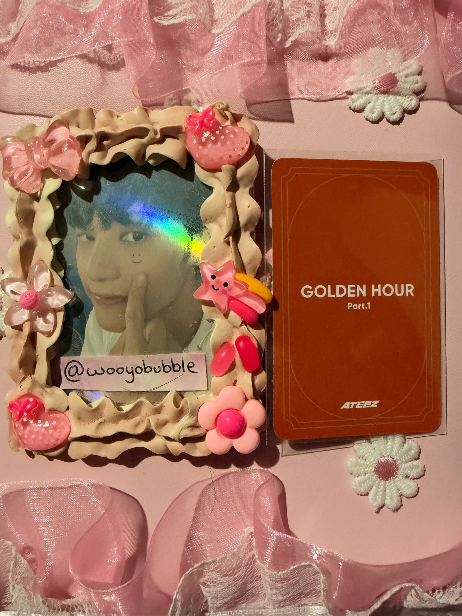ATEEZ Wooyoung ATEEZ - Wooyoung - Golden Hour : Part.1 Album album photocard image card listing photo 2