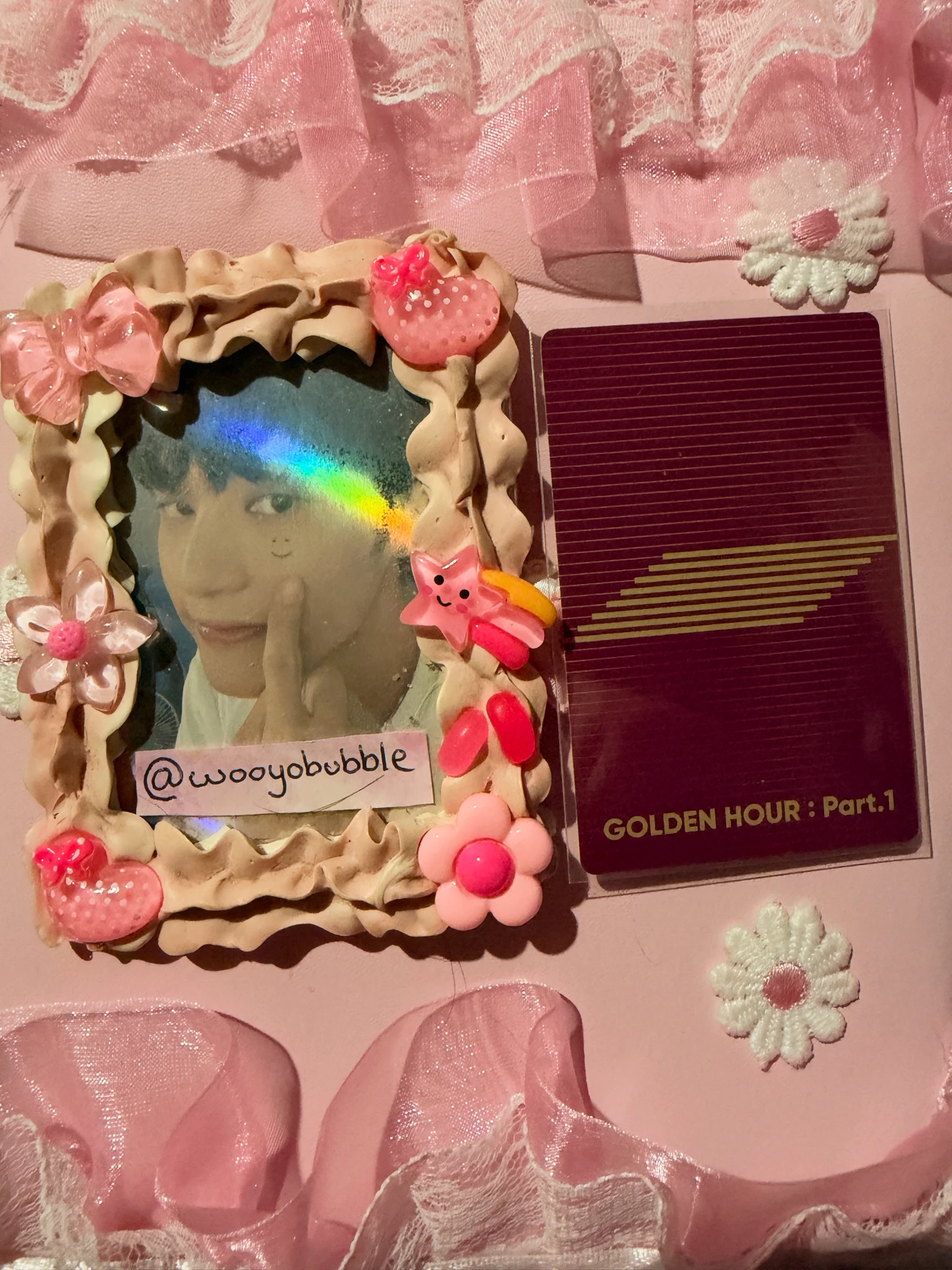 ATEEZ Wooyoung ATEEZ - Wooyoung - Golden Hour : Part.1 Album digipack version album photocard listing photo 2