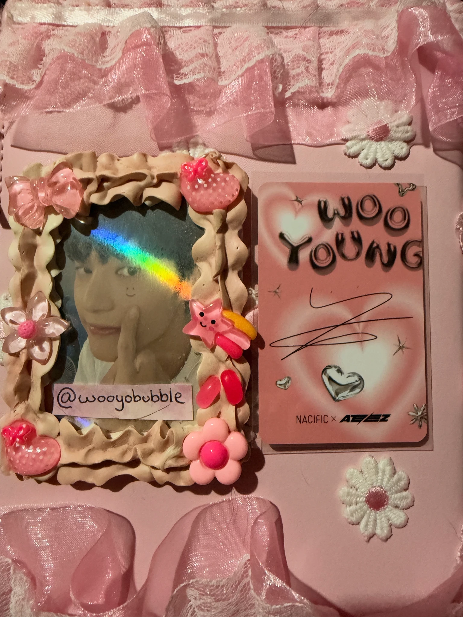 ATEEZ Wooyoung ATEEZ - Wooyoung - Ateez x Nacific Other nacific round 8 listing photo 2