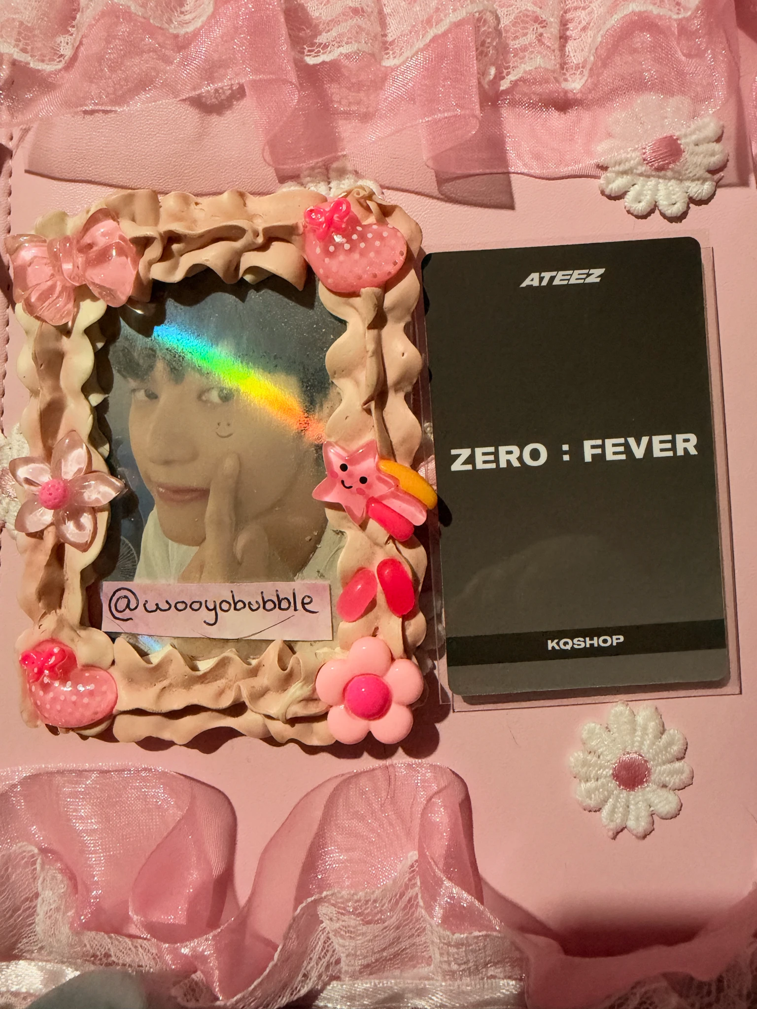 ATEEZ Wooyoung ATEEZ - Wooyoung - ZERO : FEVER Part.1 Album pob (pre-order benefit) kq shop platform version listing photo 2