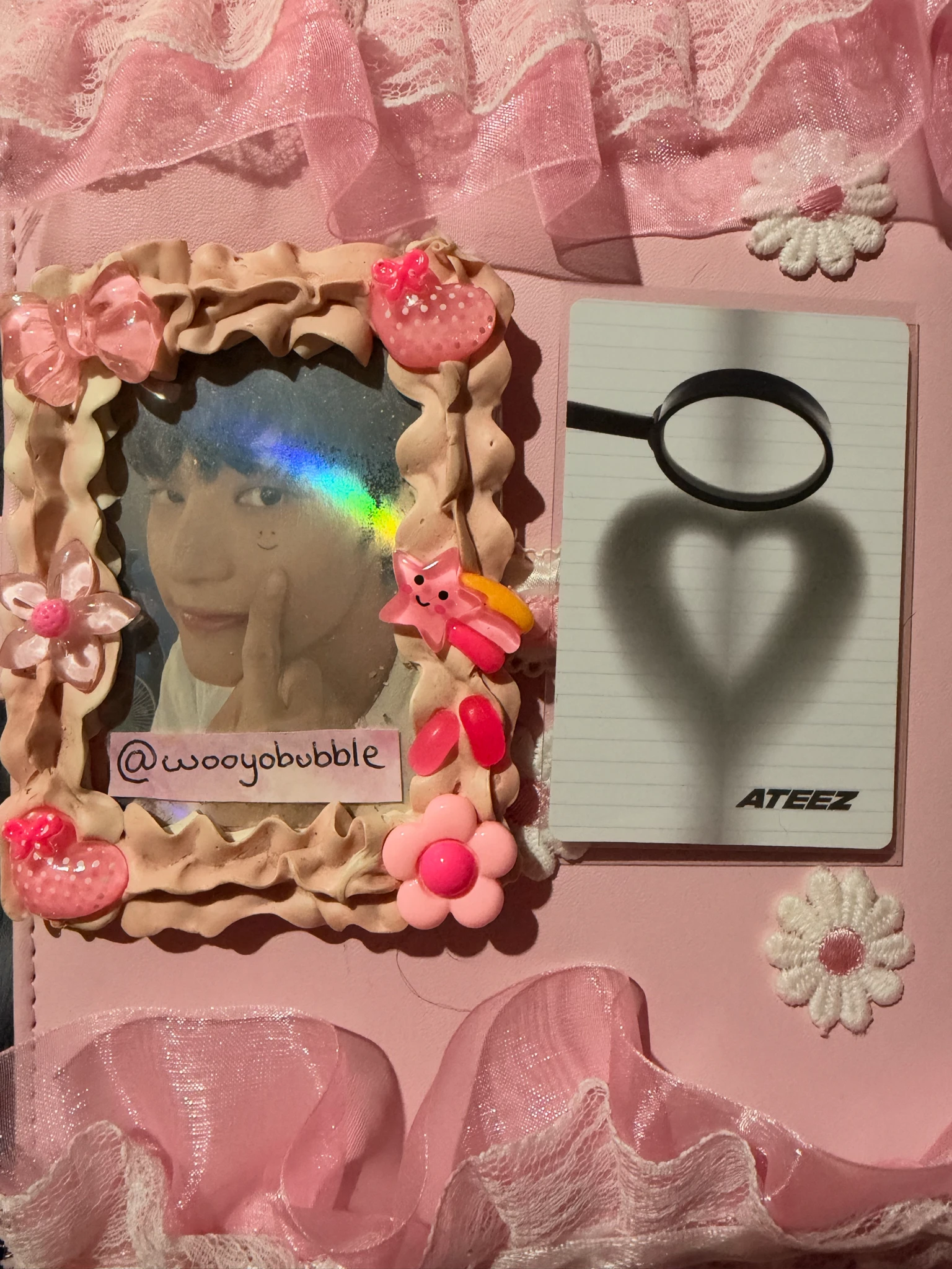 ATEEZ Wooyoung ATEEZ - Wooyoung - Golden Hour : Part.3 Album pob (pre-order benefit) hmv line friends apple music lucky draw trading card listing photo 2