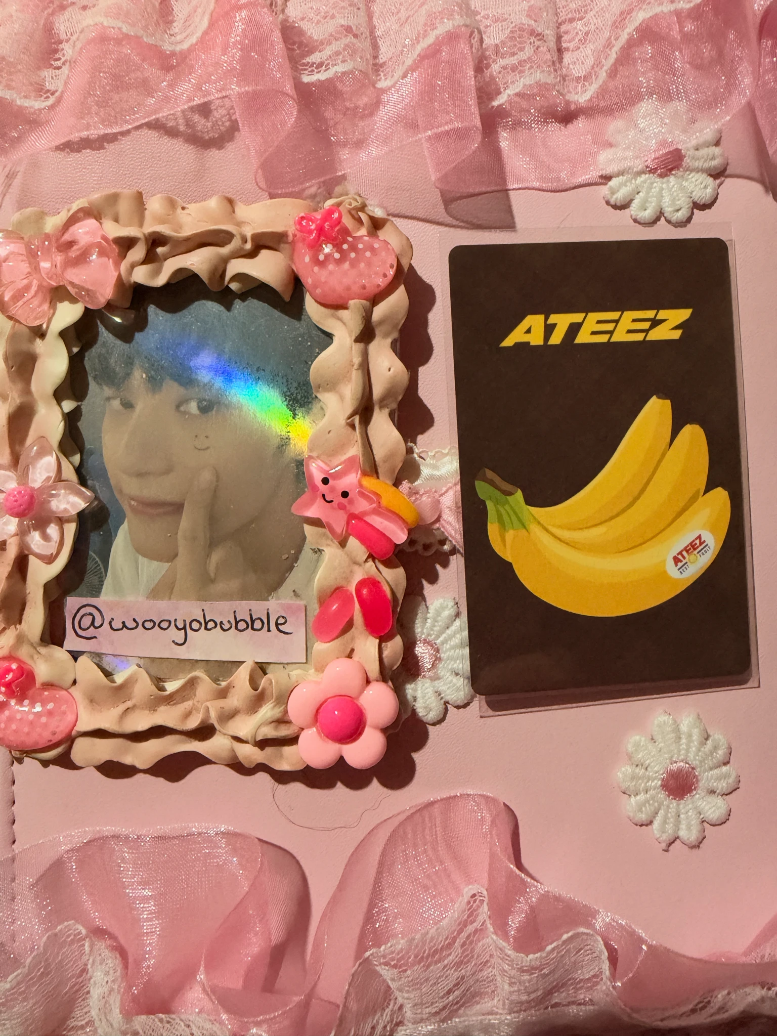 ATEEZ Wooyoung ATEEZ - Wooyoung - Golden Hour : Part.4 Album hello82 banana version pop-up exclusive listing photo 2