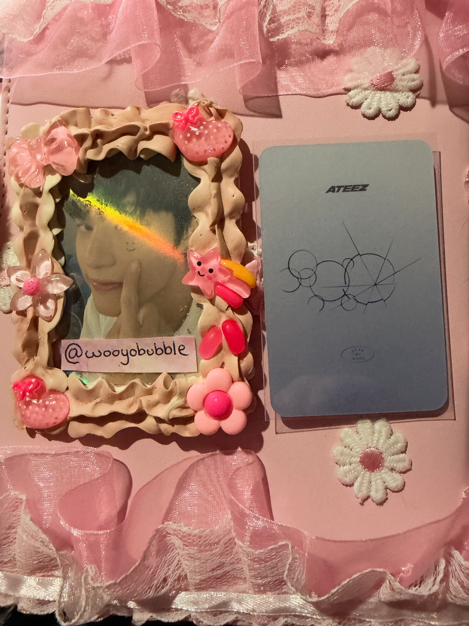 ATEEZ Wooyoung ATEEZ - Wooyoung - Golden Hour : Part.4 Album dear my muse (dmm) lucky draw round 1 version 1 listing photo 2