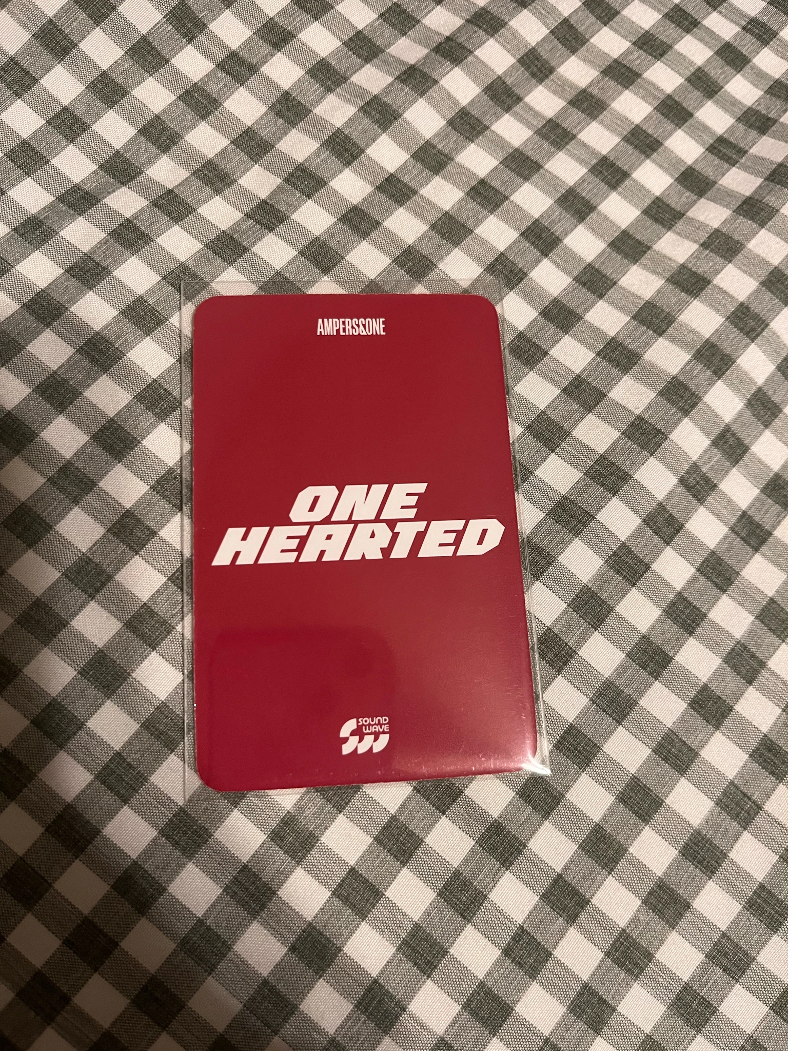 AMPERS&ONE Kyrell AMPERS&ONE - Kyrell - ONE HEARTED Album soundwave fansign 1 listing photo 2