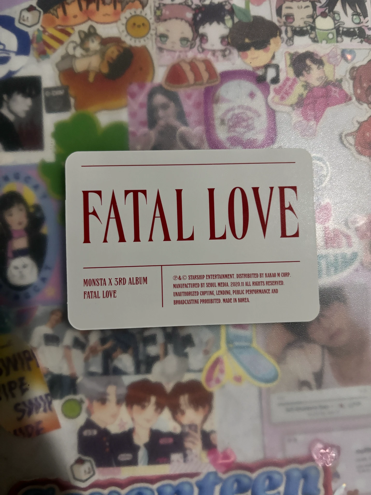 MONSTA X MONSTA X - Fatal Love Album comeback event online horizontal listing photo 2