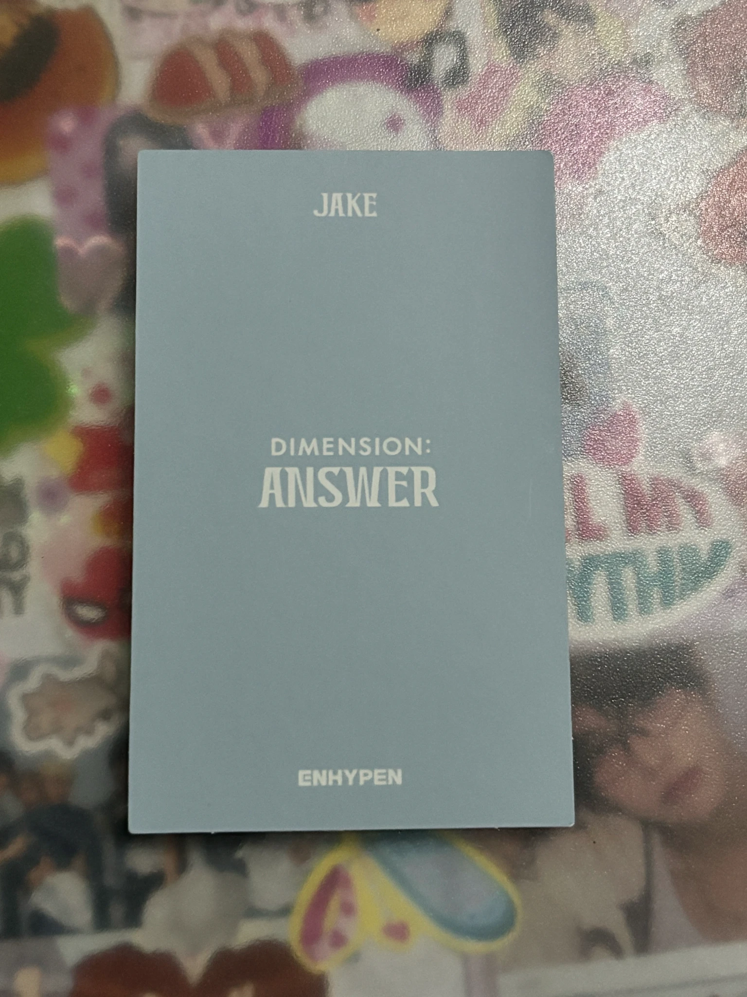 ENHYPEN Jake ENHYPEN - Jake - DIMENSION : ANSWER Album korean album album photocard polaroid yet version listing photo 2