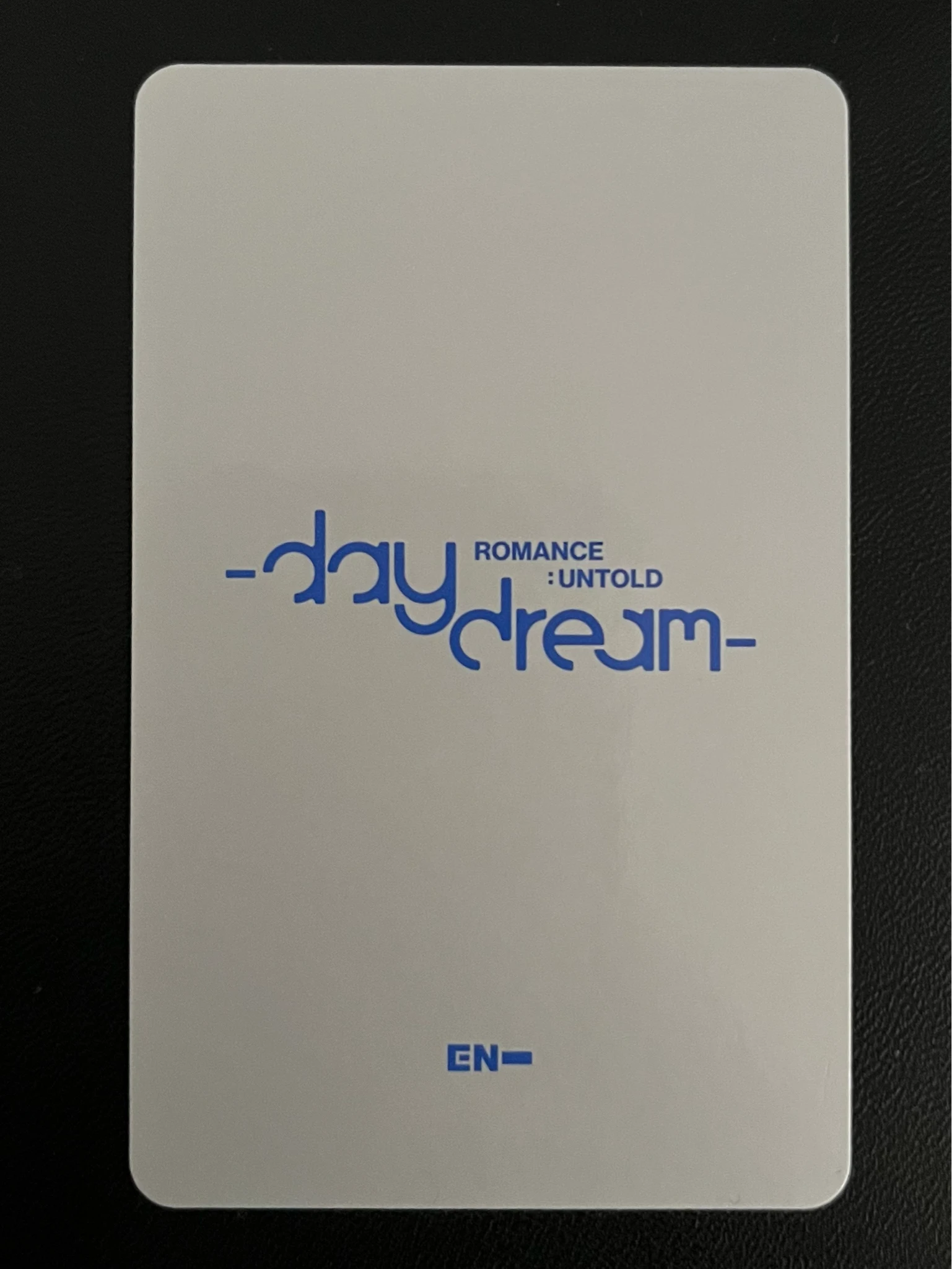 ENHYPEN Jay ENHYPEN - Jay - ROMANCE: UNTOLD-DAYDREAM- Album blue noon version album photocard listing photo 2