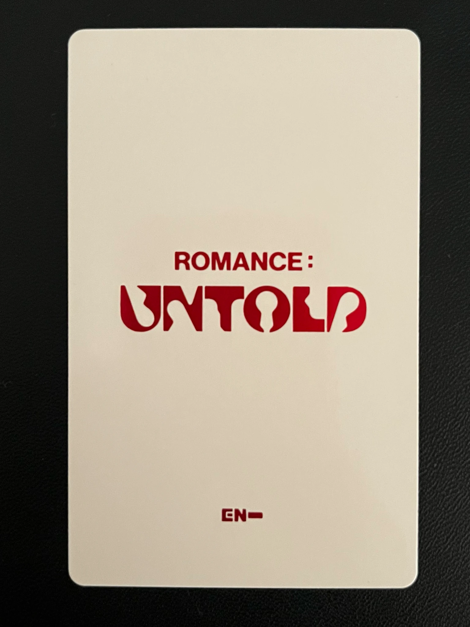 ENHYPEN Jay ENHYPEN - Jay - ROMANCE: UNTOLD Album korean album album photocard inceptio version A version listing photo 2