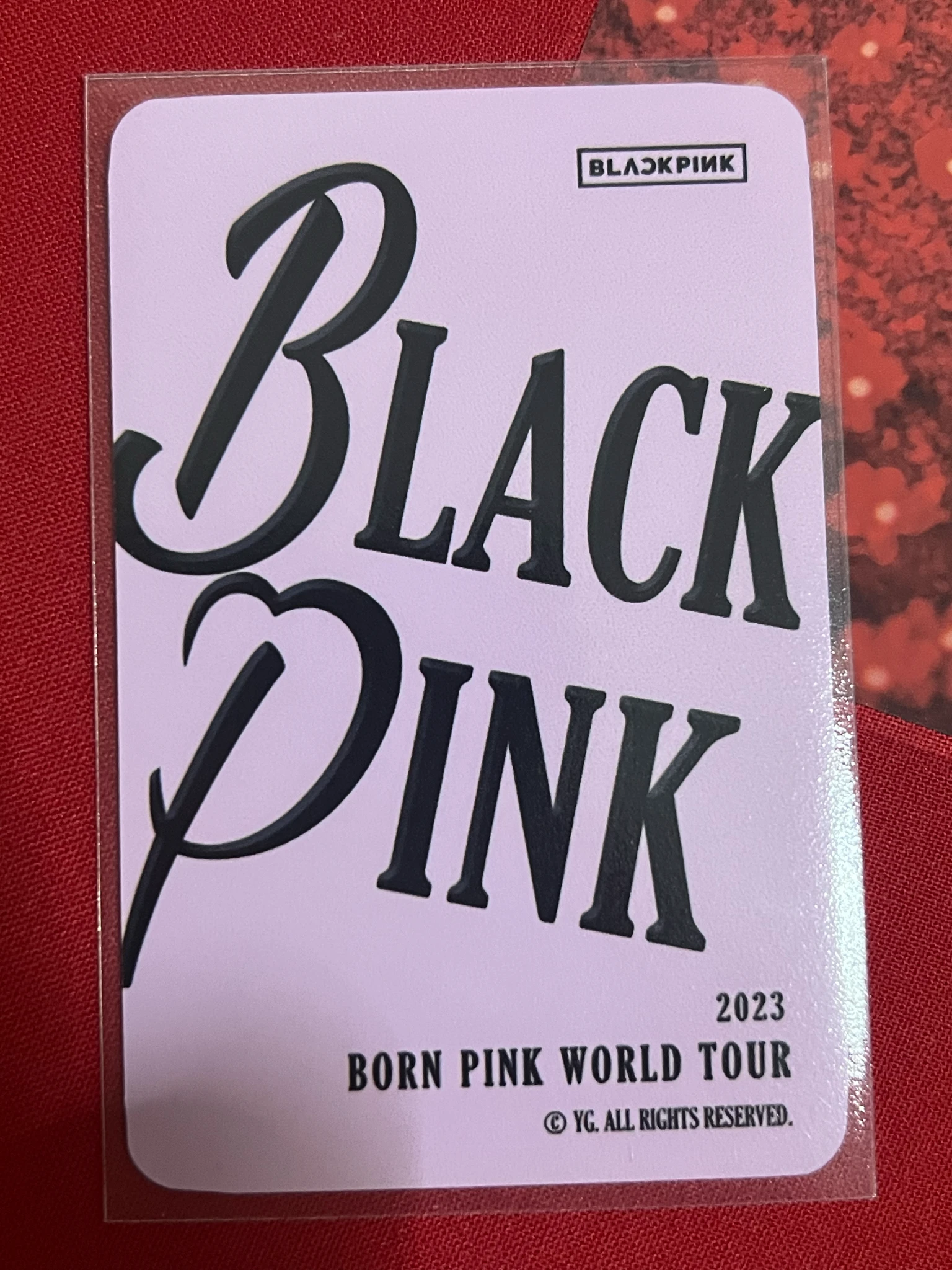 BLACKPINK Jennie BLACKPINK - Jennie - 'Born Pink' 2nd World Tour Event merch photocard photocard set (Jennie) listing photo 2