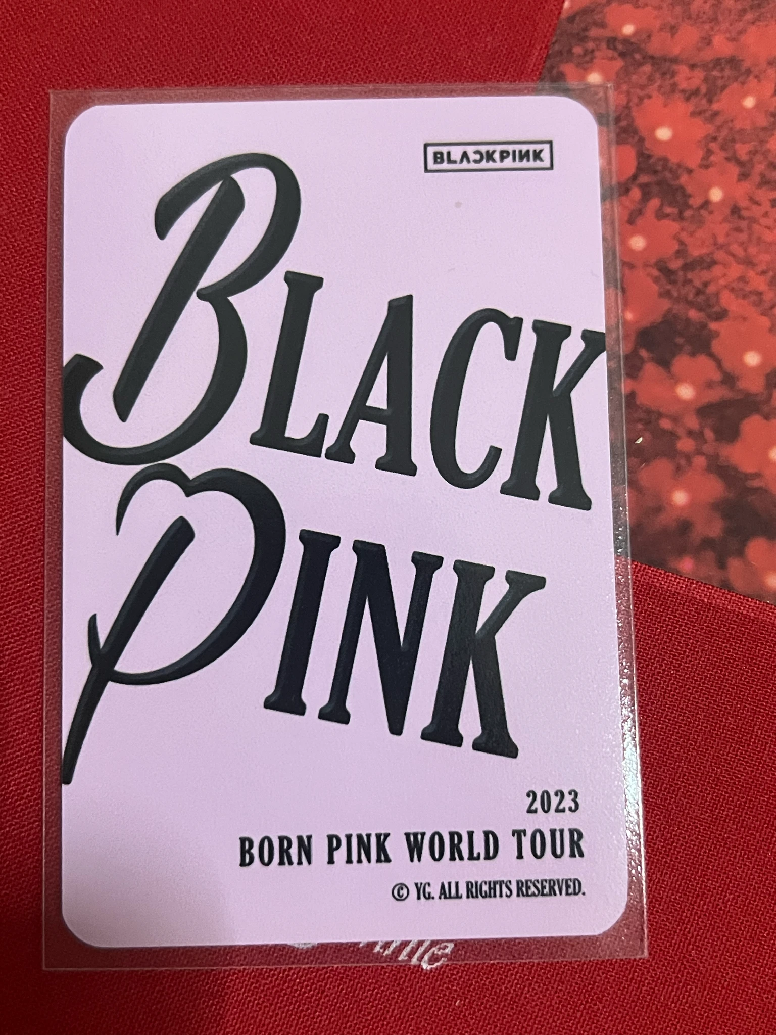 BLACKPINK Jennie BLACKPINK - Jennie - 'Born Pink' 2nd World Tour Event merch photocard photocard set (Jennie) listing photo 2