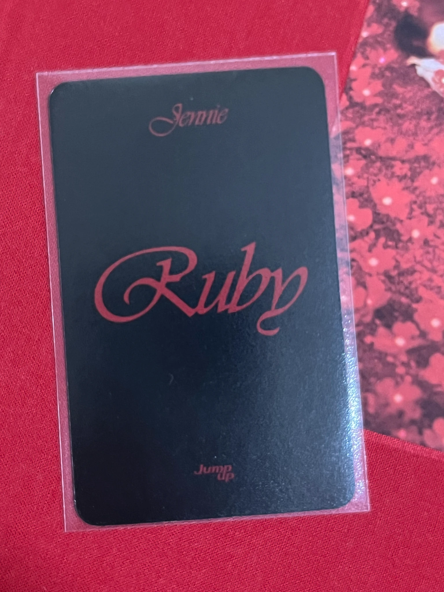 BLACKPINK Jennie BLACKPINK - Jennie - Ruby (Jennie solo) Album jump up pre-order benefit listing photo 2