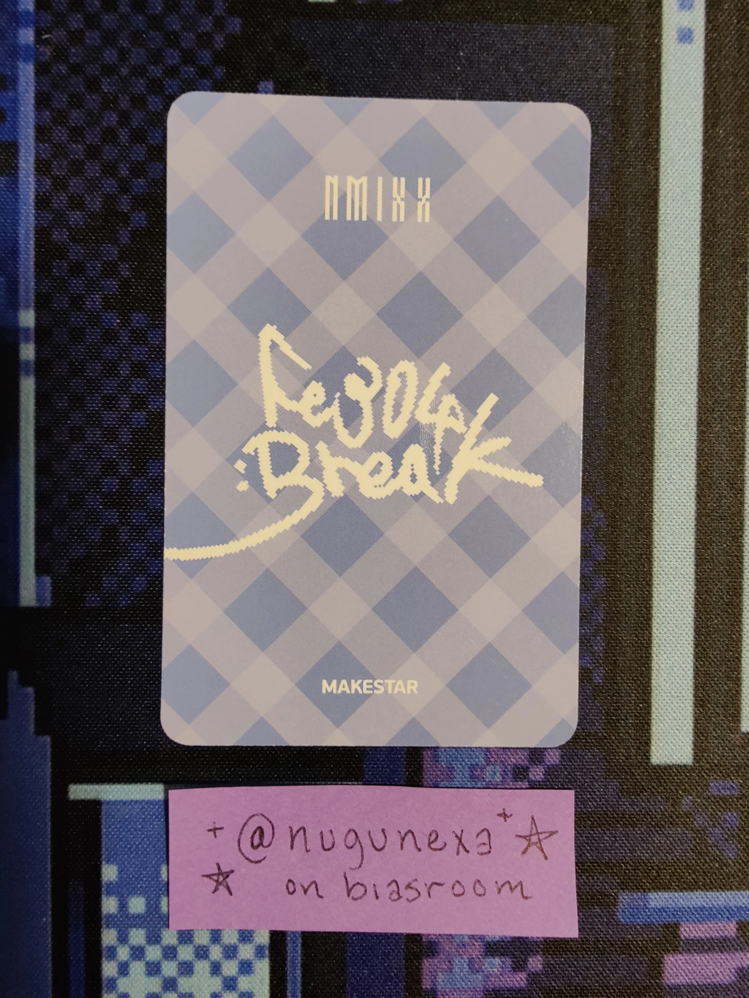 NMIXX Bae NMIXX - Bae - Fe3O4: BREAK Album round 1 makestar lucky draw listing photo 2
