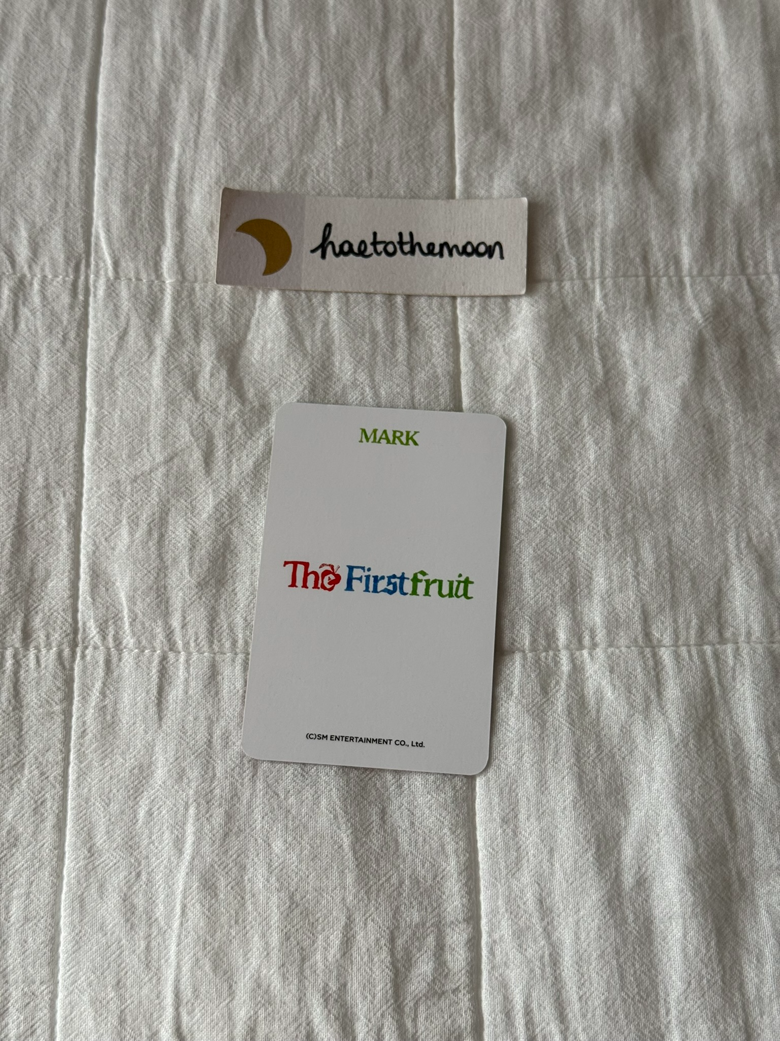 Mark Lee Mark NCT - Mark - The Firstfruit Album trading card listing photo 2