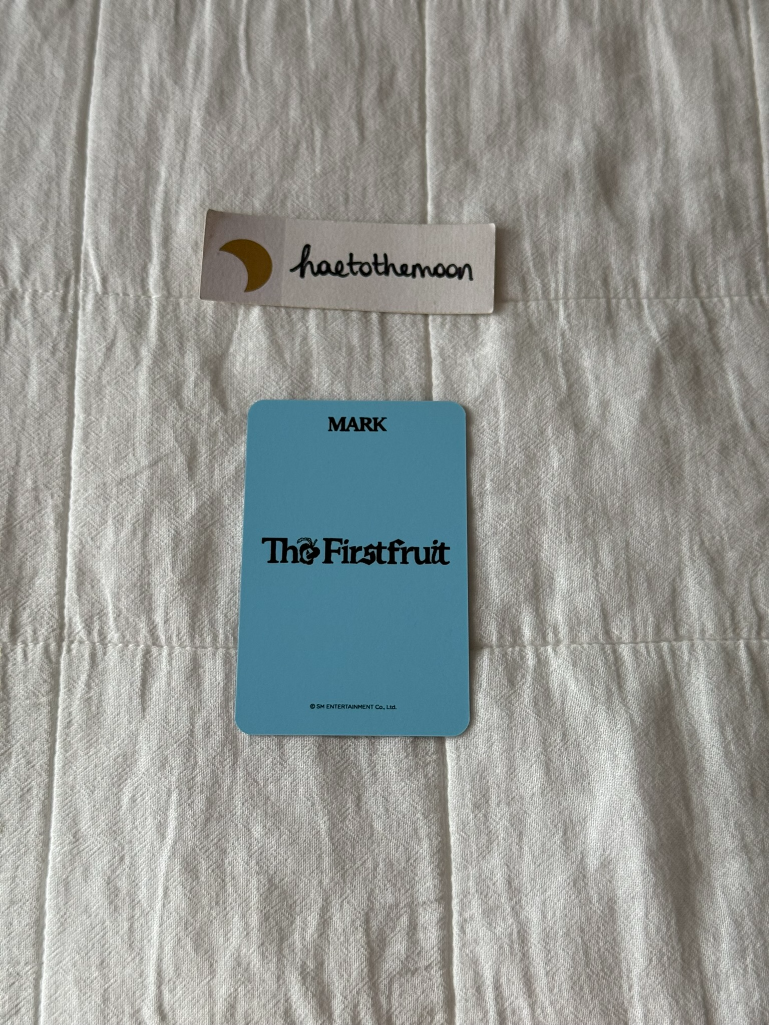 Mark Lee Mark NCT - Mark - The Firstfruit Album withmuu lucky draw (LD) listing photo 2