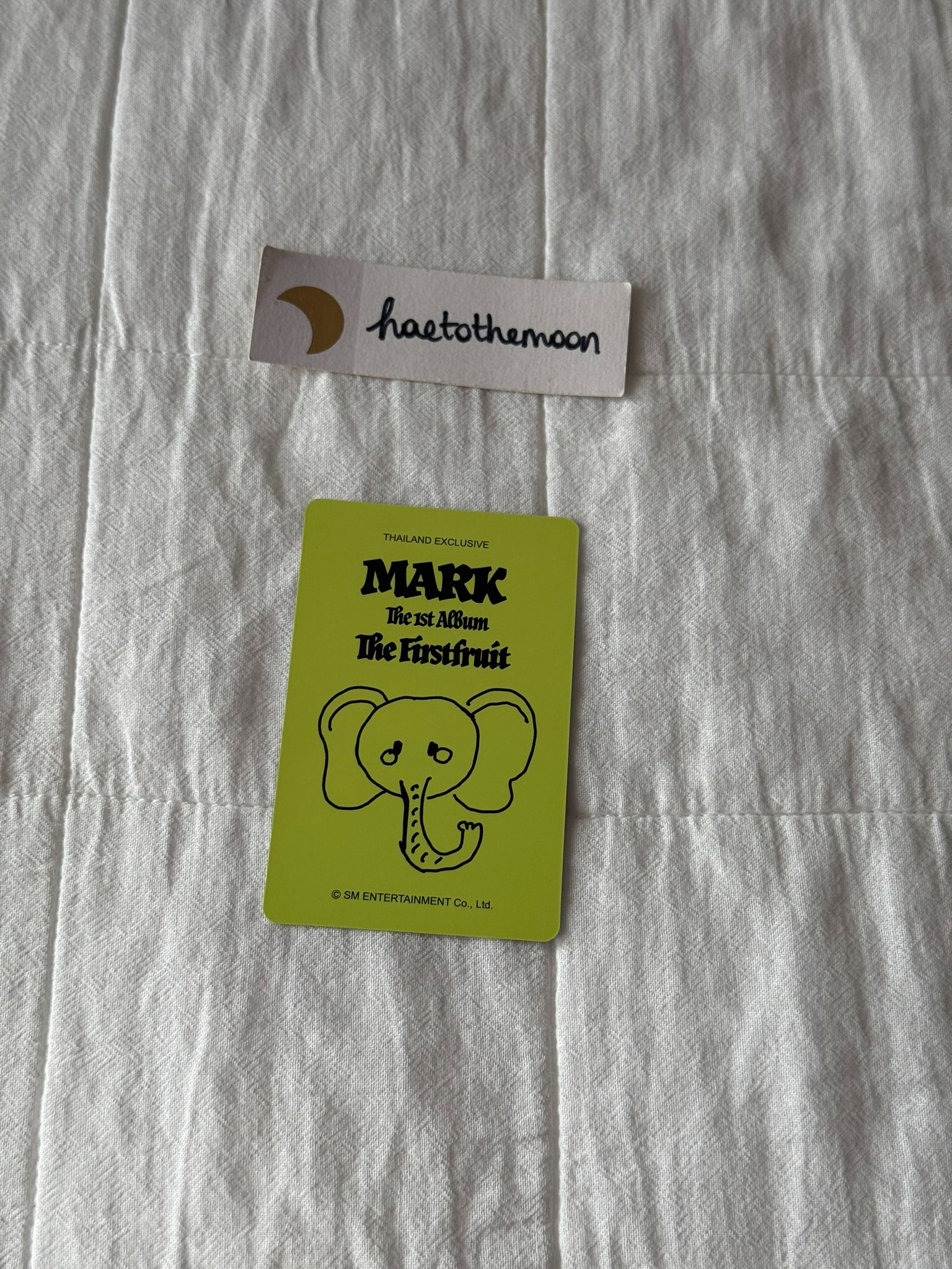 Mark Lee Mark NCT - Mark - The Firstfruit Album do concert bangkok fansign listing photo 2
