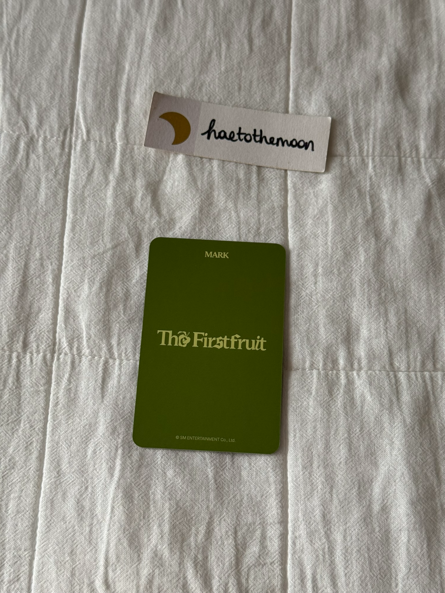 Mark Lee Mark NCT - Mark - The Firstfruit Album everline pob (pre-order benefit) listing photo 2