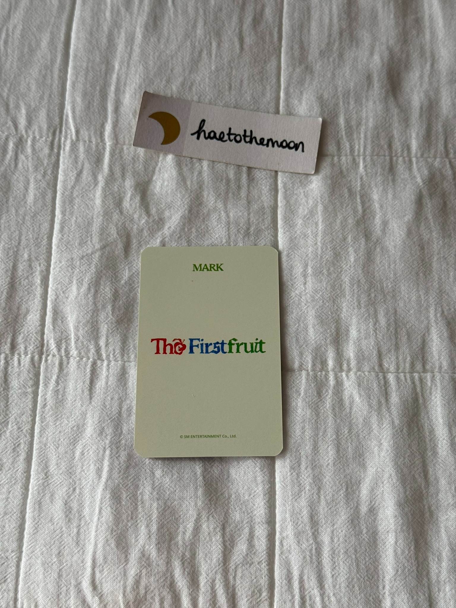 Mark Lee Mark NCT - Mark - The Firstfruit Album soundwave lucky draw listing photo 2