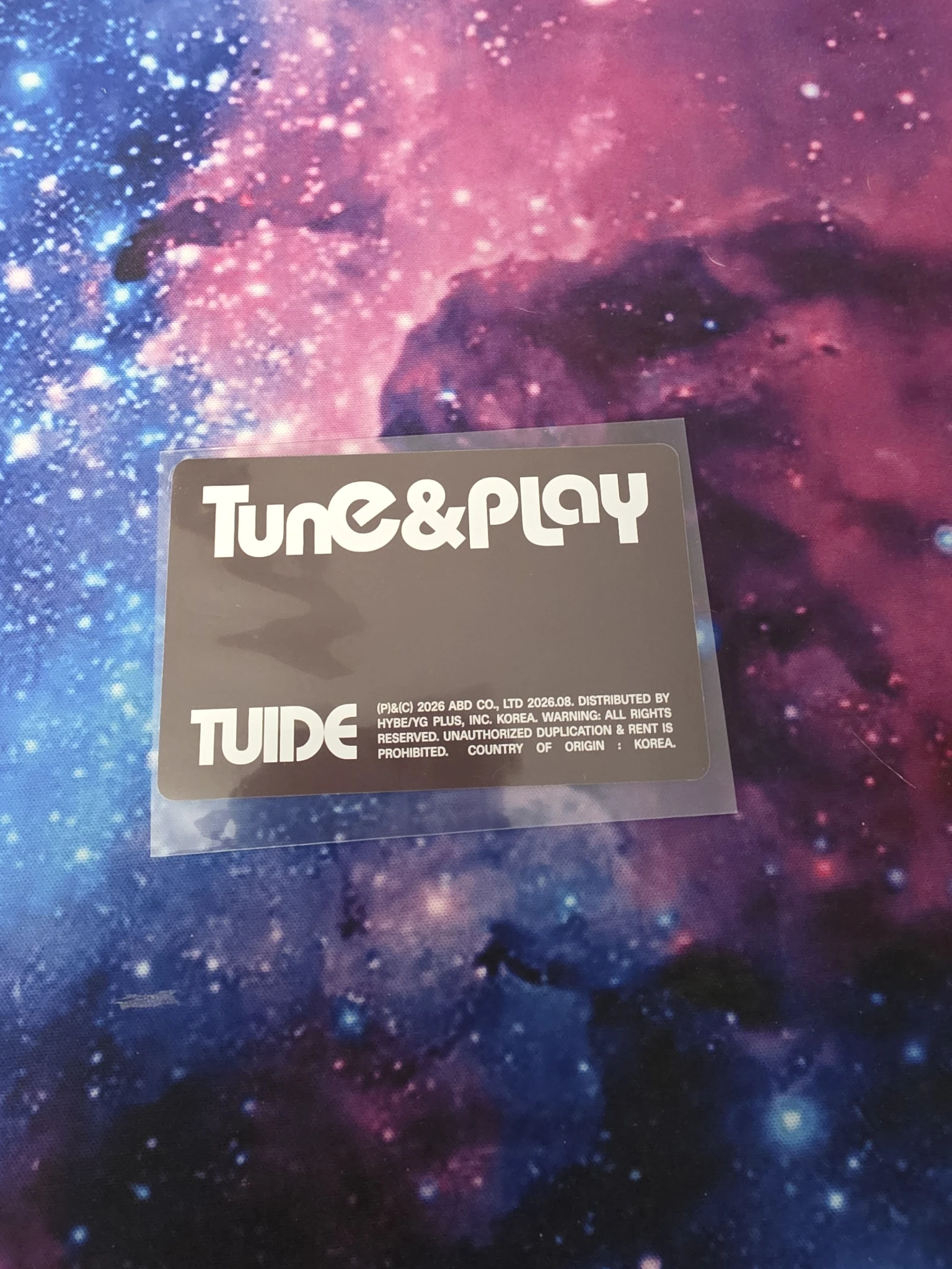 TUIDE Seoyeon TUIDE - Seoyeon - TUNE & PLAY Album retail exclusive international listing photo 2