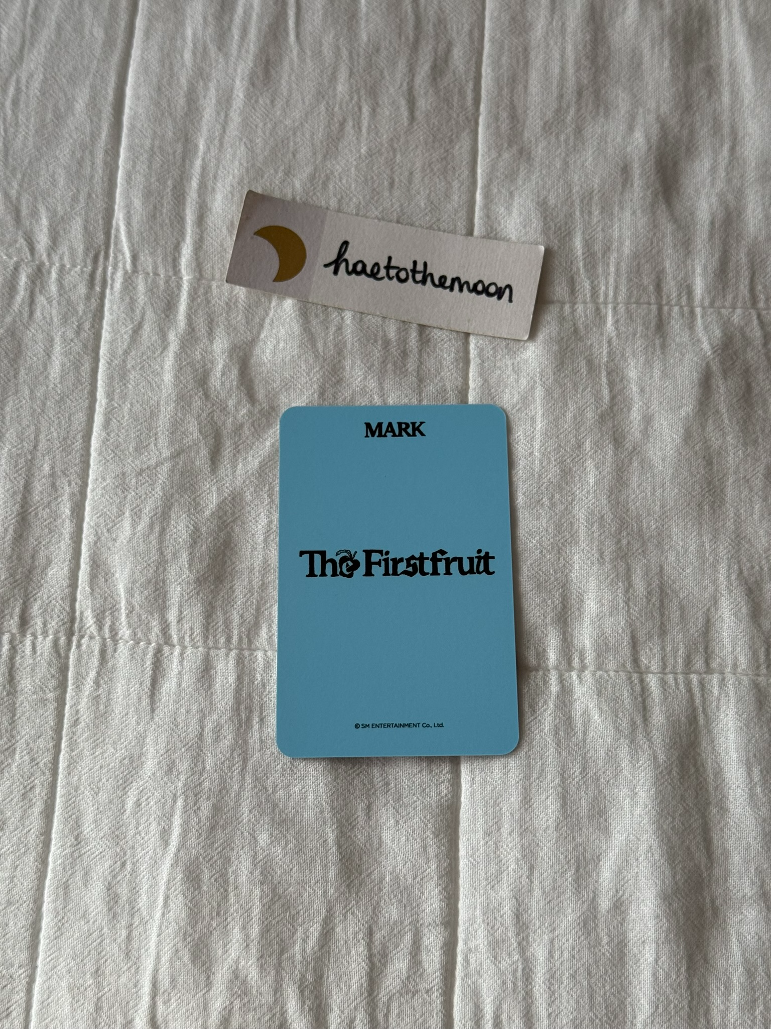 Mark Lee Mark NCT - Mark - The Firstfruit Album withmuu lucky draw listing photo 2