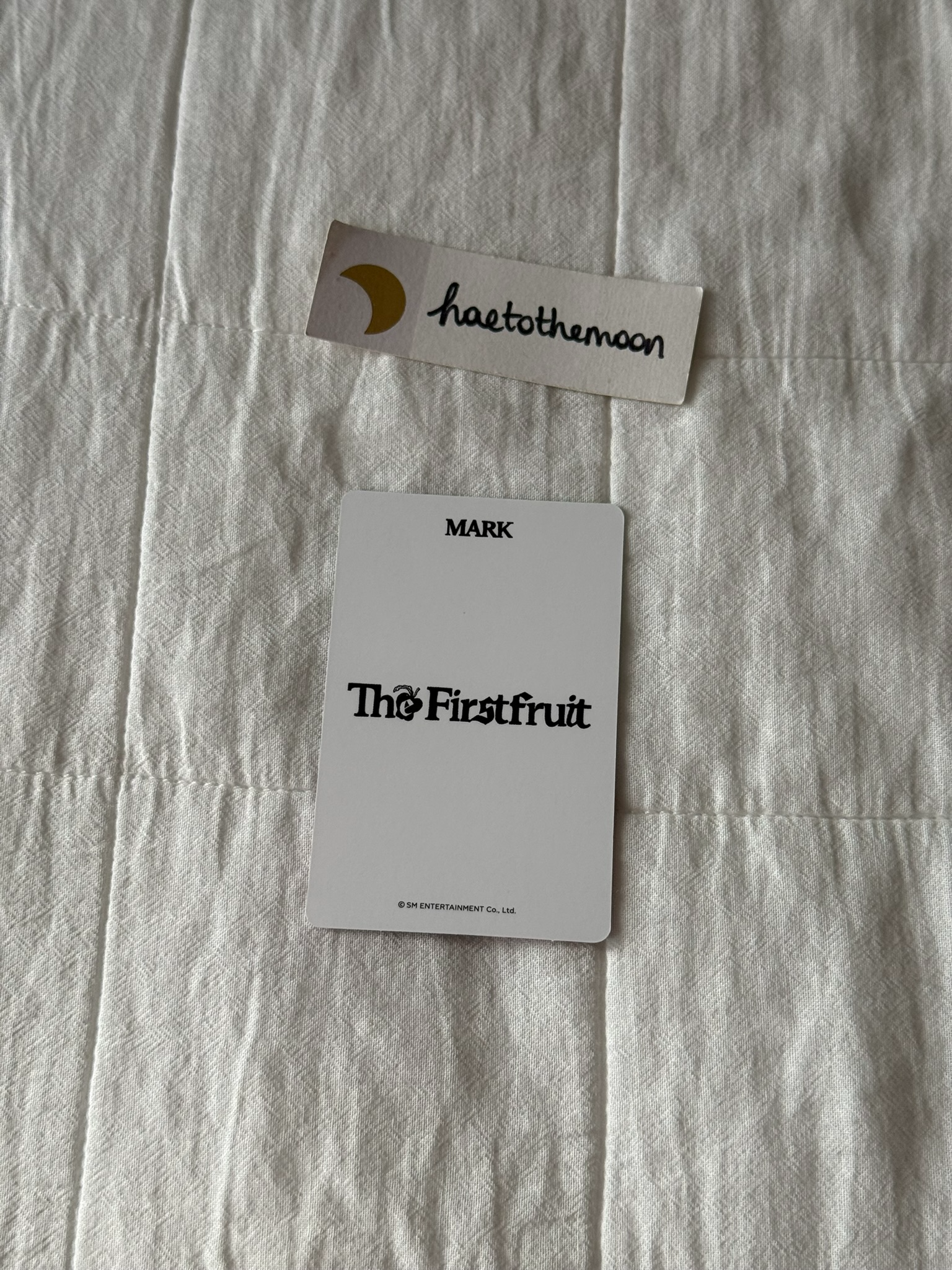 Mark Lee Mark NCT - Mark - The Firstfruit Album smtown & store lucky draw listing photo 2