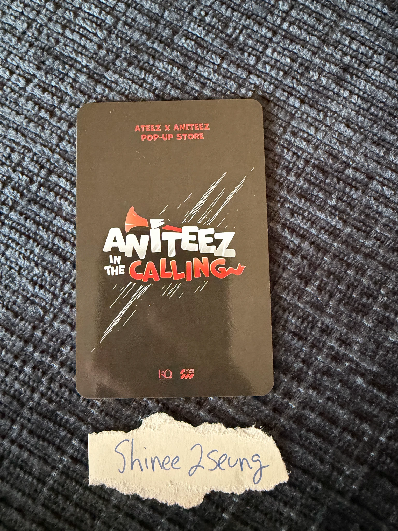 ATEEZ Hongjoong ATEEZ - Hongjoong - ANITEEZ IN THE CALLING Other purchase benefit listing photo 2