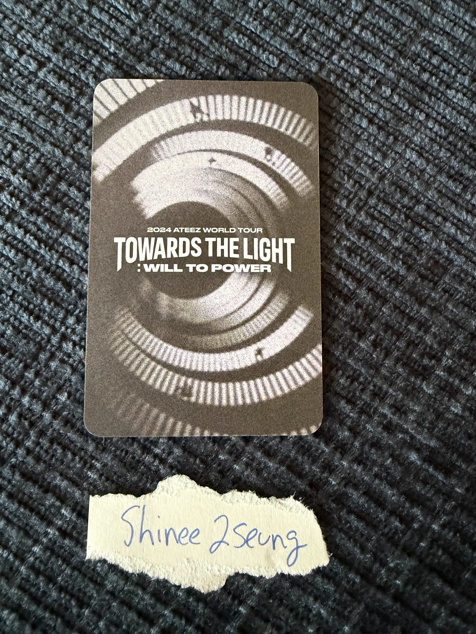 ATEEZ Mingi ATEEZ - Mingi - Towards The Light : Will To Power World Tour 2024 - 2025 Event purchase benefit merch photocard pop-up exclusive listing photo 2