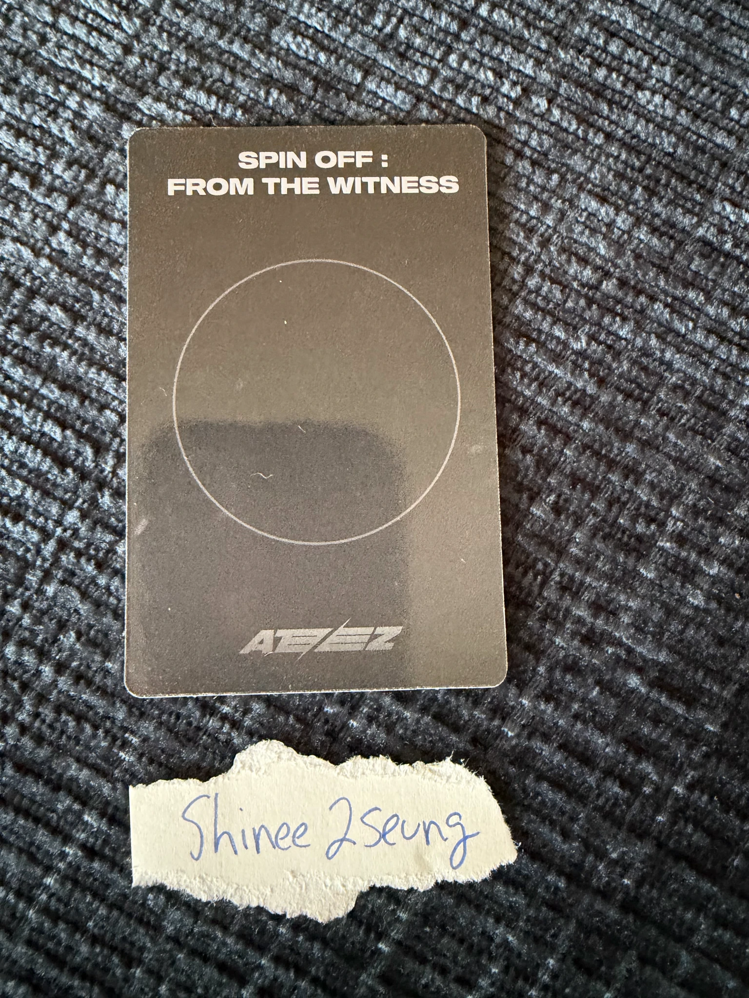 ATEEZ Yeosang ATEEZ - Yeosang - SPIN OFF : FROM THE WITNESS Album US exclusive listing photo 2