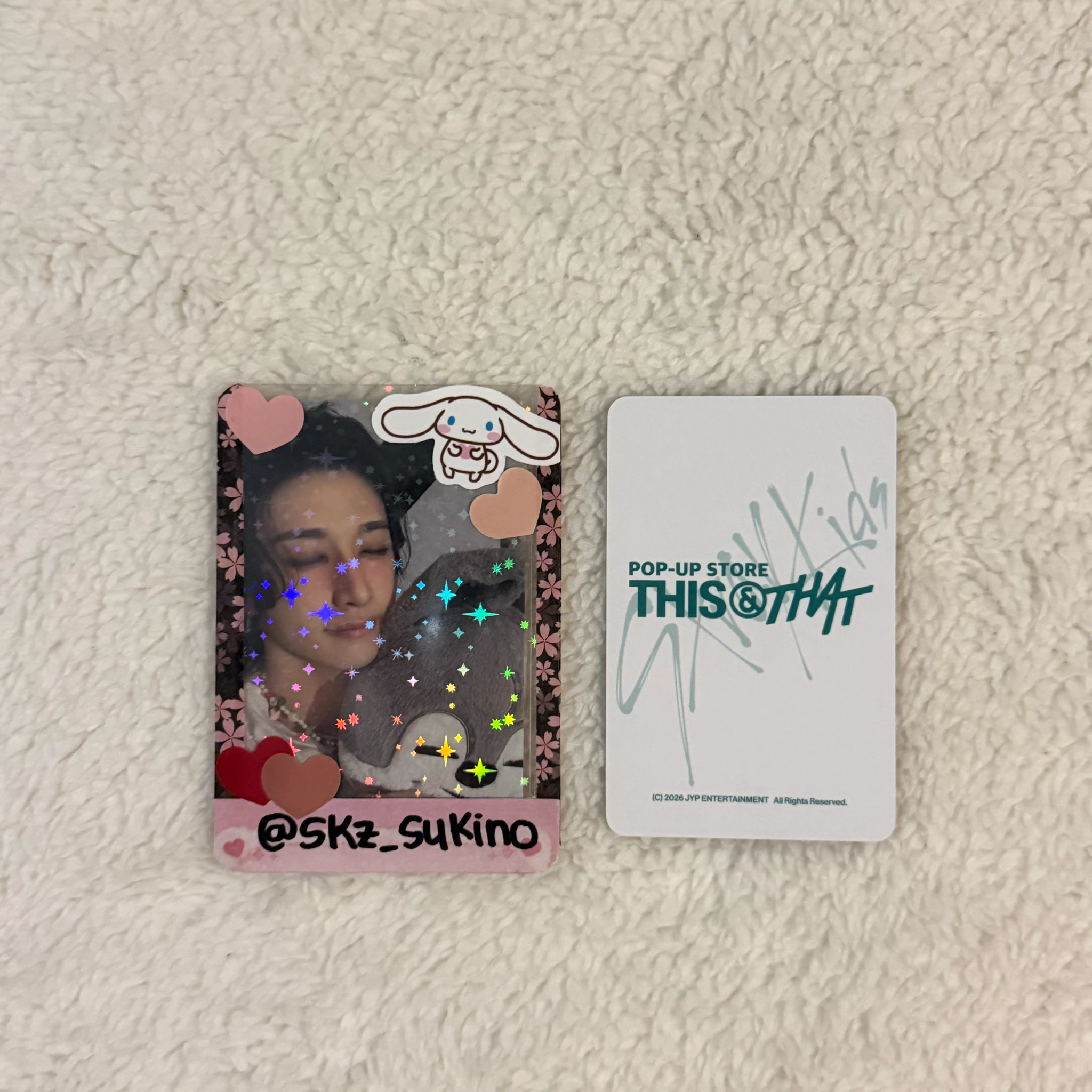 Stray Kids Changbin Stray Kids - Changbin - THIS & THAT Album pop-up lucky draw (LD) week 2 listing photo 2