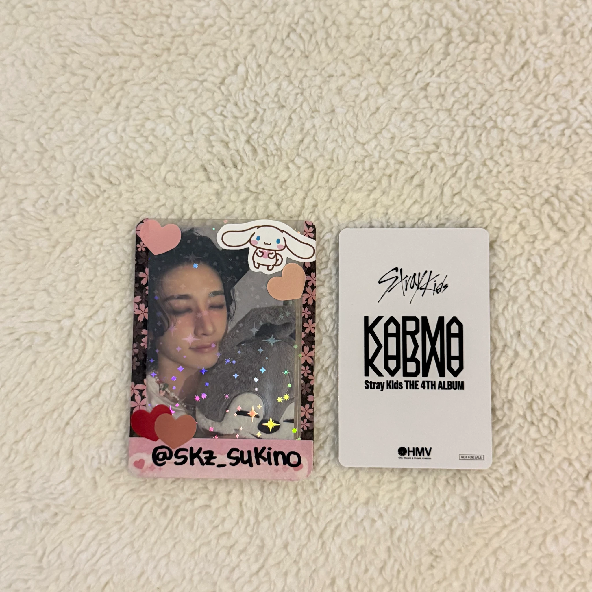 Stray Kids Bang Chan Stray Kids - Bang Chan - KARMA Album hmv lucky draw B version listing photo 2